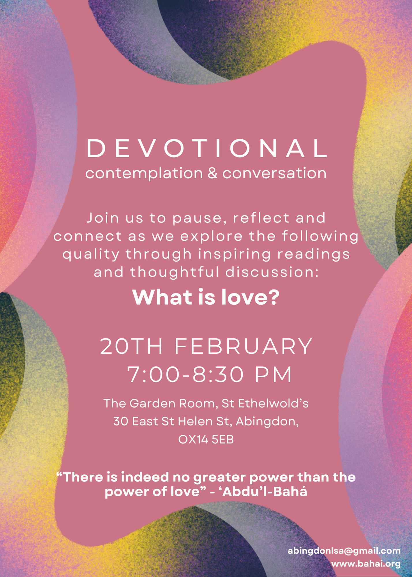 Contemplation and Conversation