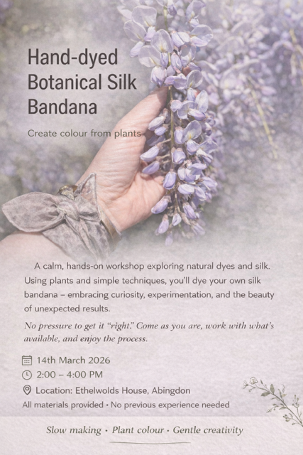 Silk Bandana Workshop