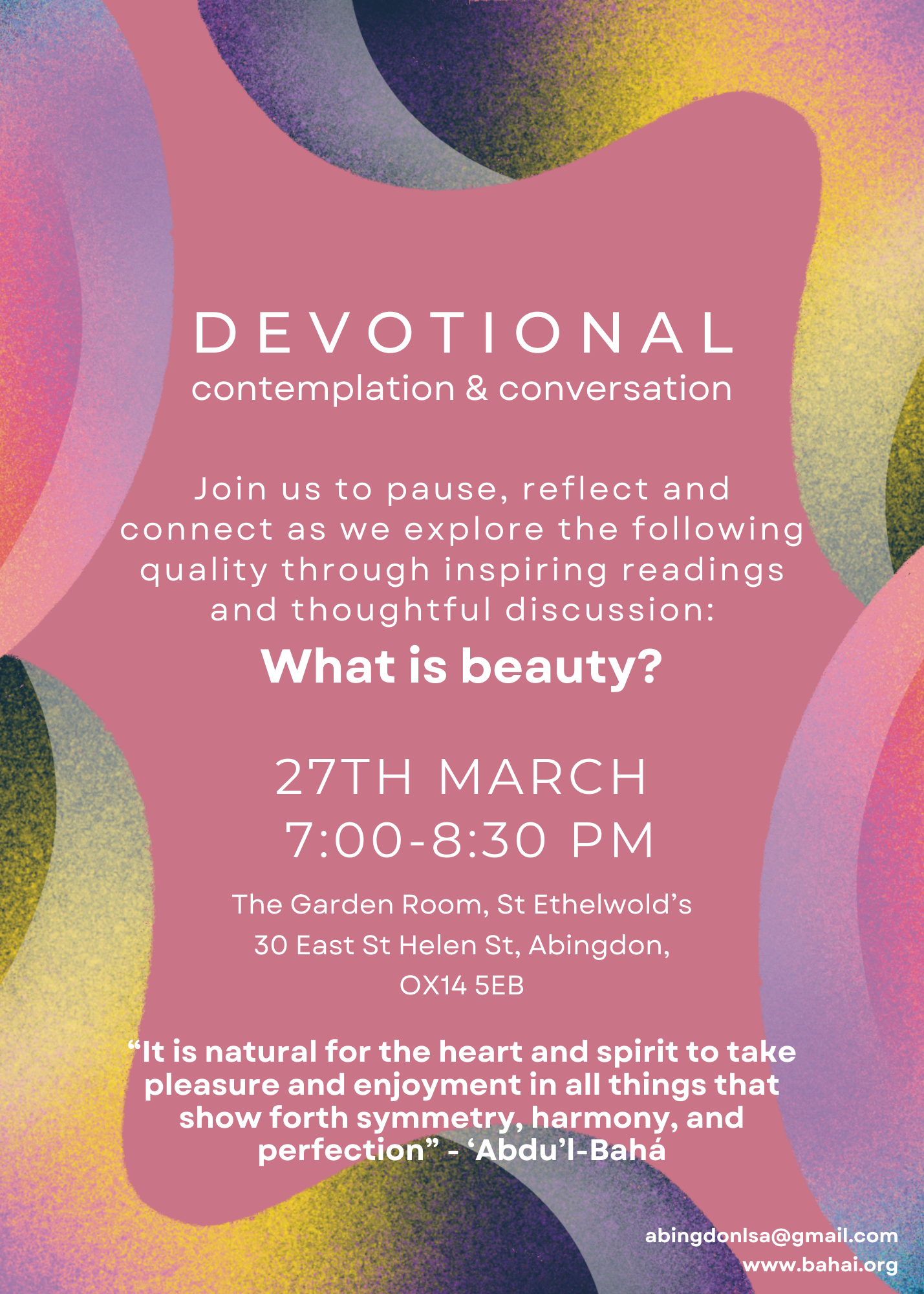 Contemplation and Conversation