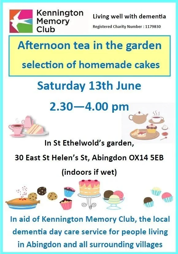 Kennington Memory Club Afternoon Tea
