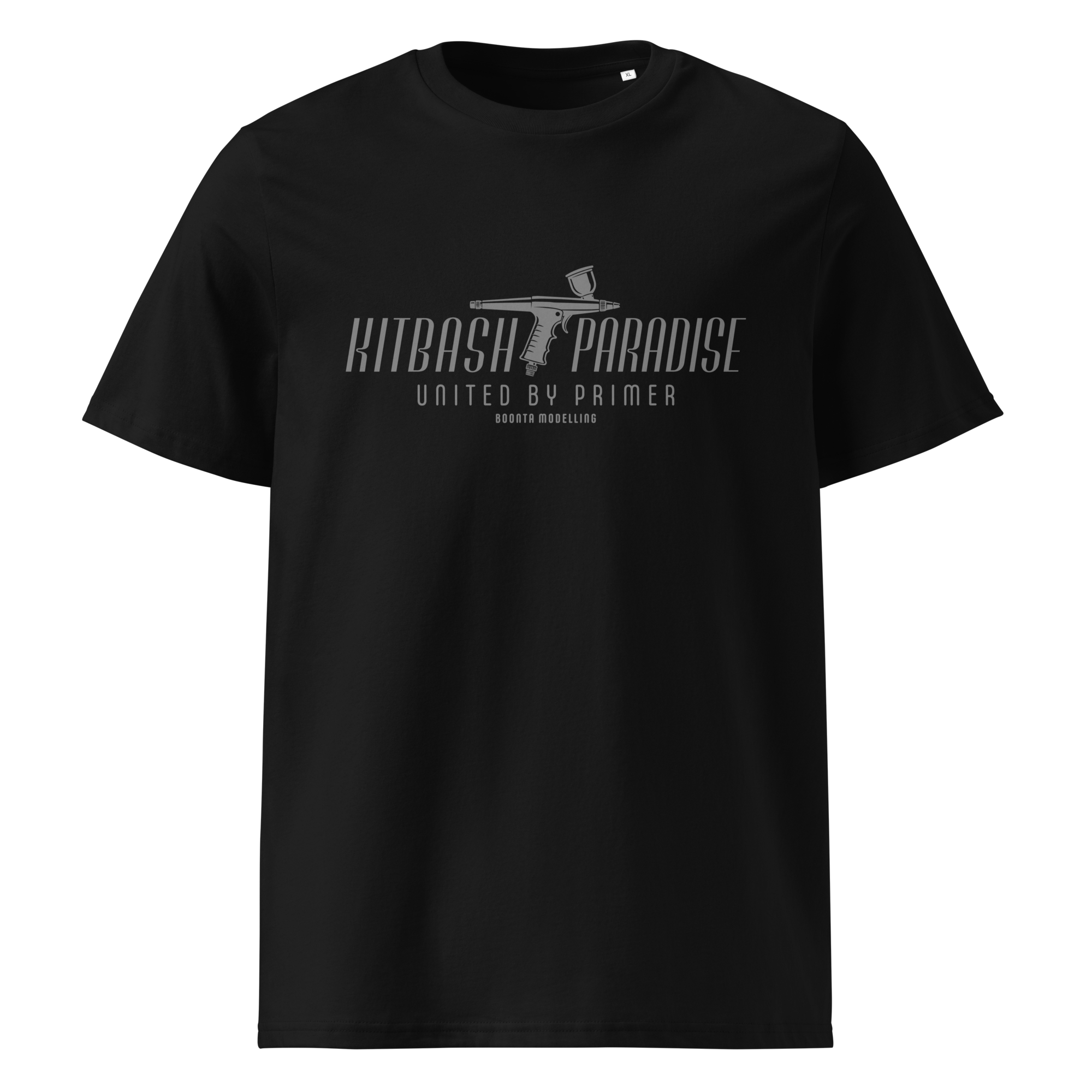 "Kitbash Paradise" Organic Unisex T-Shirt, Black