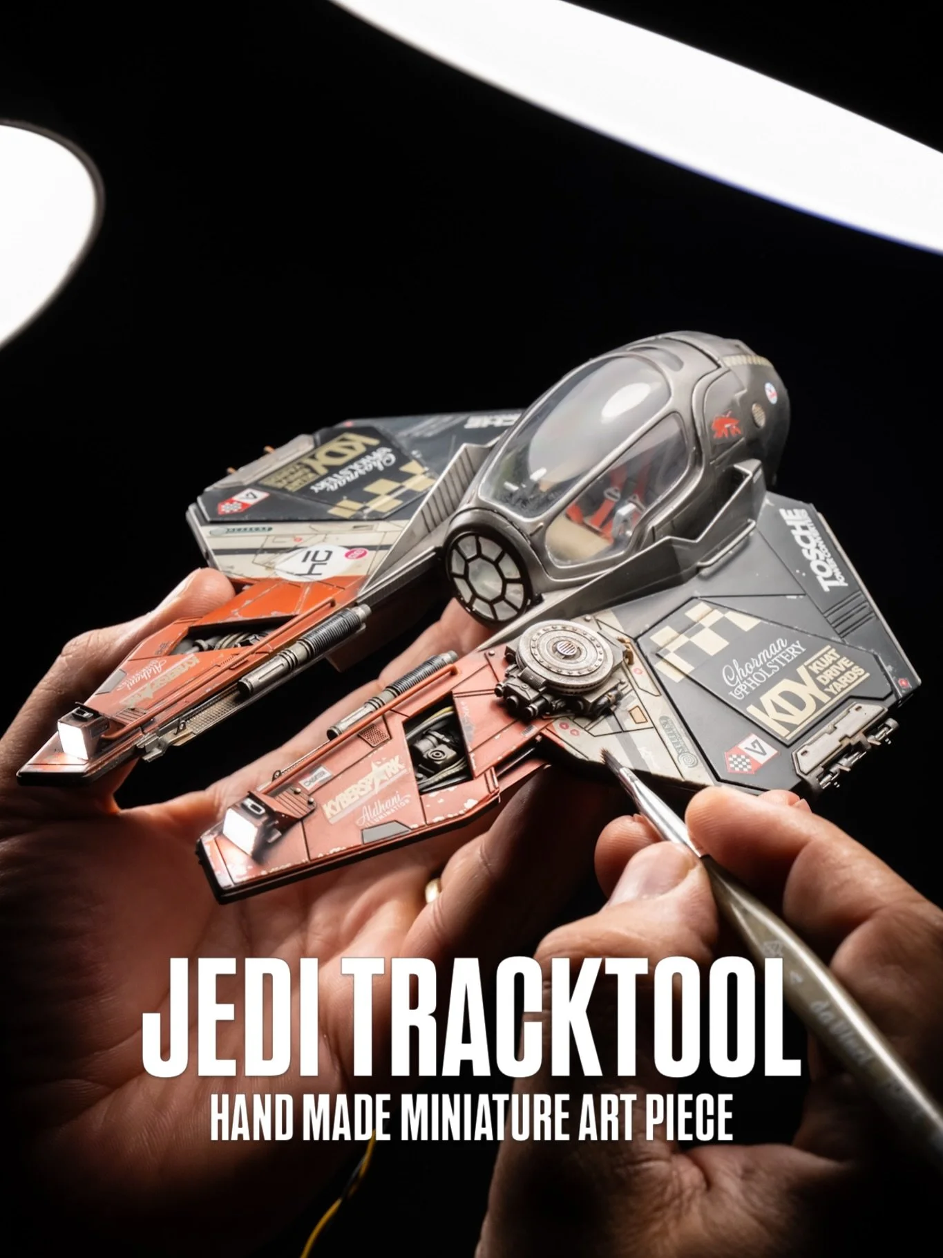 Not every Star Wars ship is converted into a racing machine easily.
The Kuat Drive Yards ETA-2 Actis, also known as the Jedi Interceptor, has long been on my list of ideas I wanted to get out of my head, and I could always see this as a racer.
This k