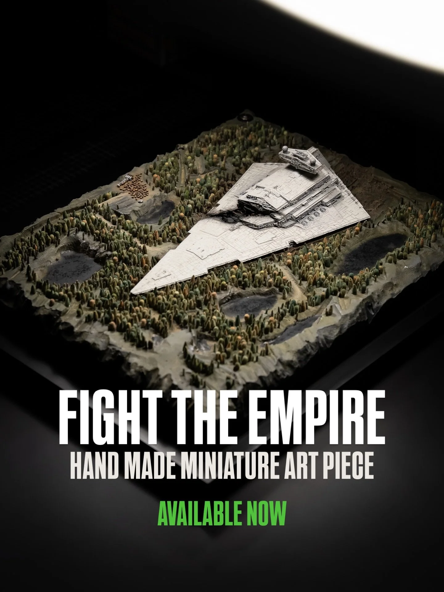 The Boonta Modelling Atelier Series brings you highly ambitious one-of-one miniature art pieces to hang on the wall.