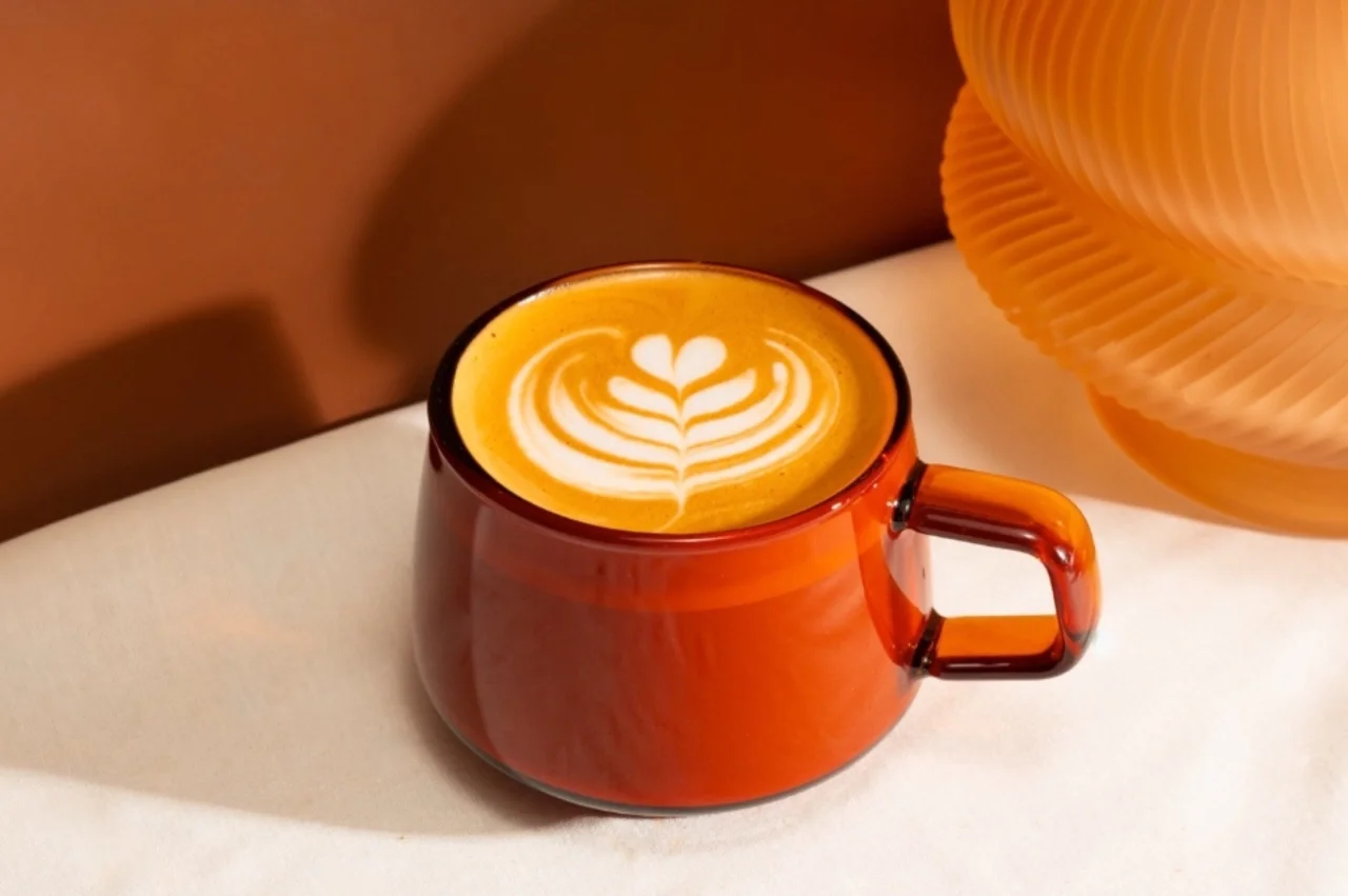 Specialty coffee at Arwana Artisan Bakehouse, freshly pulled espresso, Riyadh