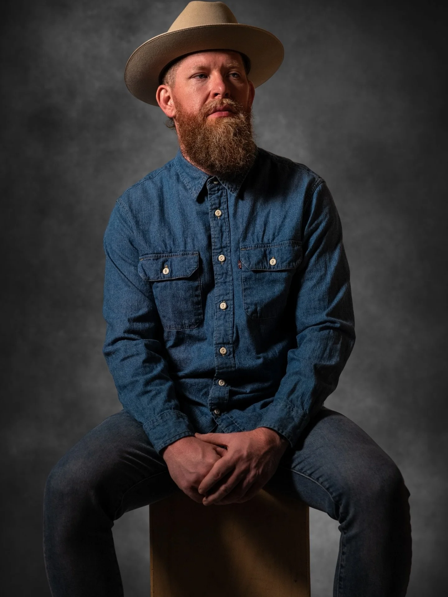 We recently had the opportunity to work with local musician and singer-songwriter Jon Marc Burge on a new set of promotional headshots at our Biloxi studio. Our goal was to create clean, professional imagery that aligns with his brand and can be used