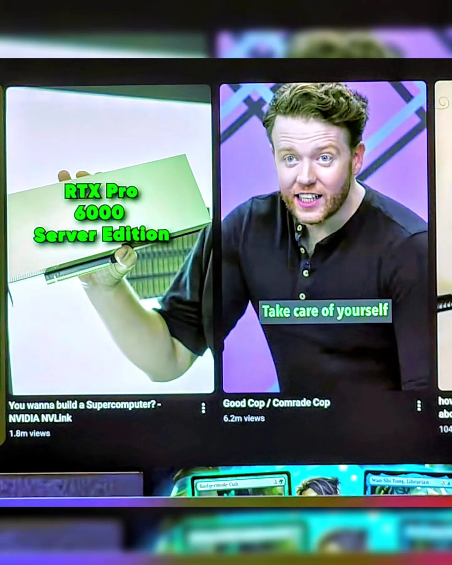 I saw this come up on my YouTube feed and for a second I thought @brennanleemulligan had a new video ranting about server cards 🤣.
.
.
.
.
.
#brennanleemulligan @dropouttv @samreich @gamechangershow #nvidia #gpu #technology #funny #coincidence