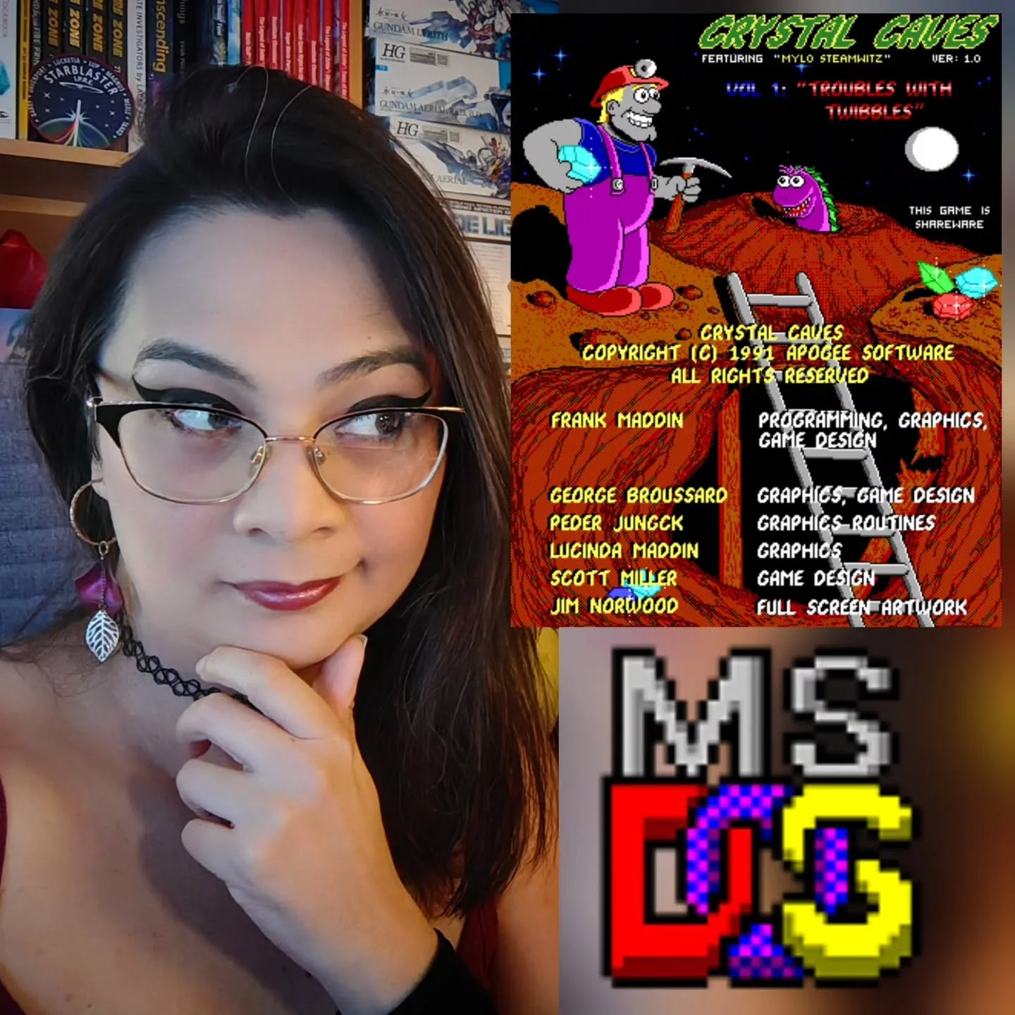 Back again for a little review!

This time is a 1991 DOS Classic, Crystal Caves by Apogee Software.

Unlike other retro games I stream, I actually played this one back in the day, I have a copy somewhere... Let's see how it holds up in 2026 😛.

This