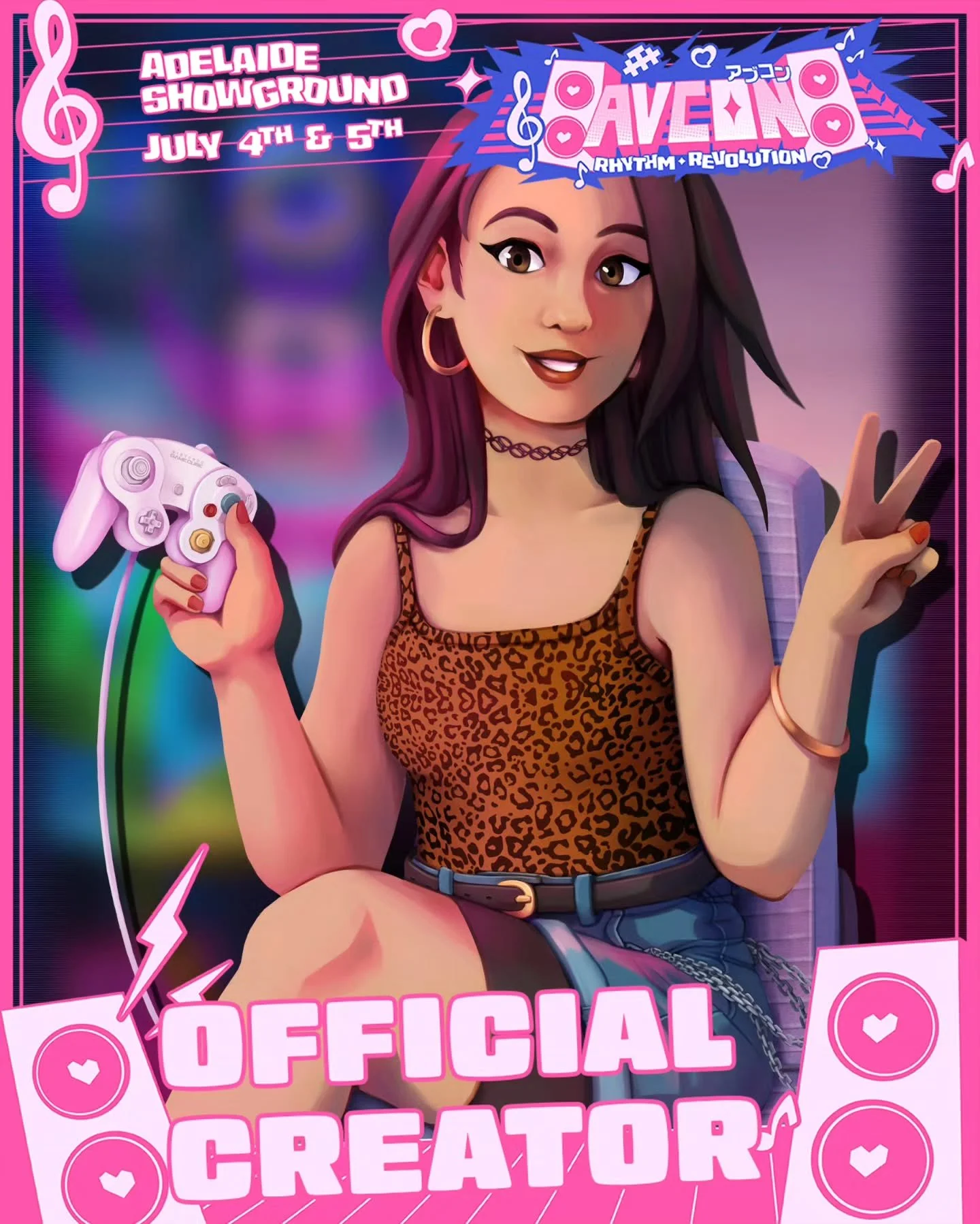 Guess WHAT! I'm an official creator for AVCon in Adelaide!

Allyce and I are both going together, I'm really excited to see everyone!! I'll be there for the whole weekend!!

Hopefully, if I go on stage I don't make a fool of myself 😅. 
I have some f