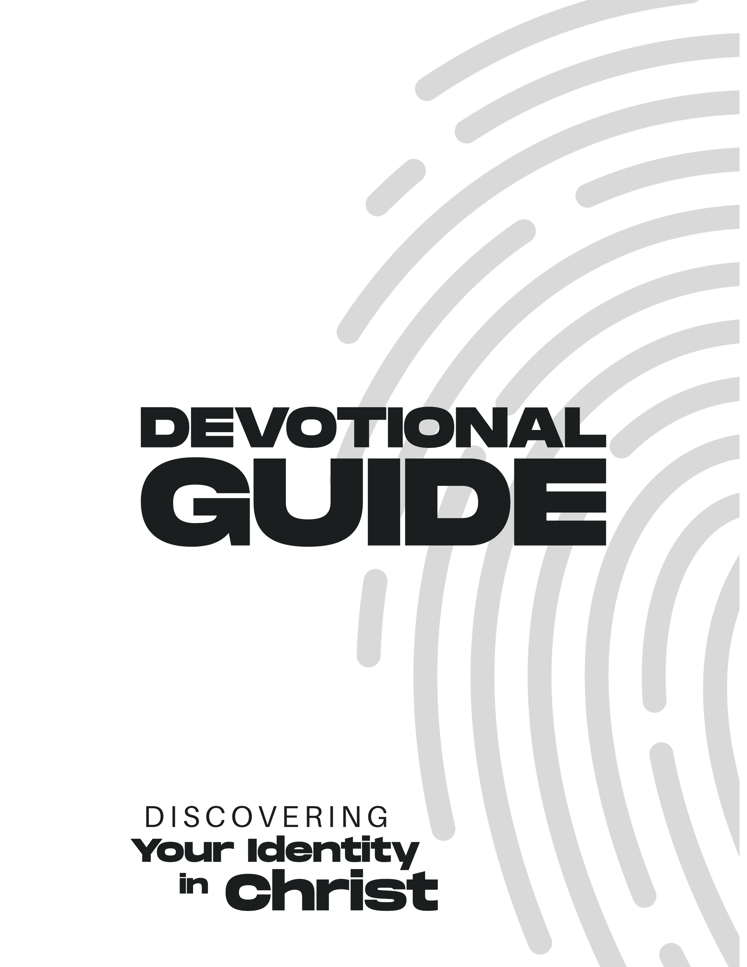 "Discovering Your Identity In Christ" Devotional Guide