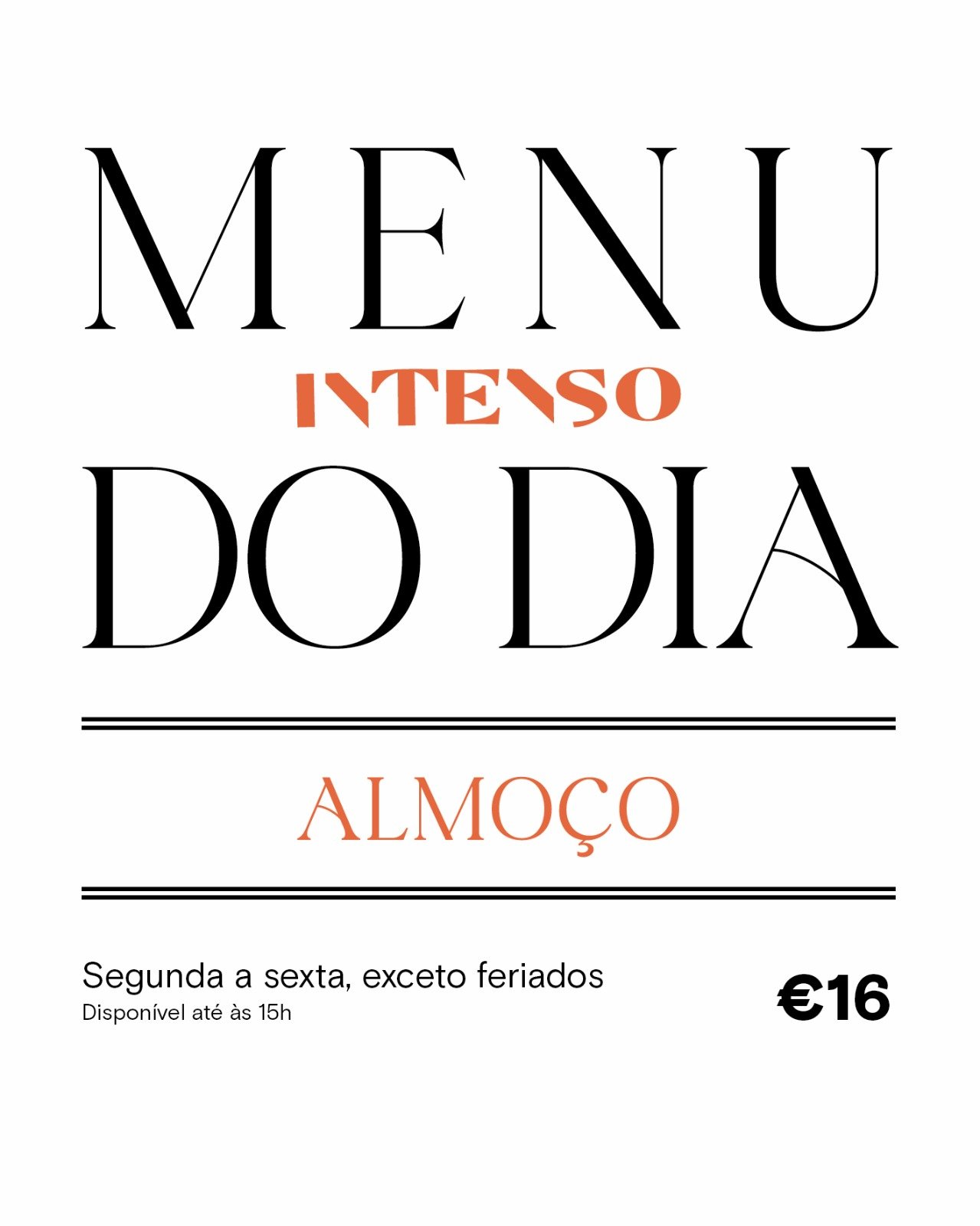 Ideal para um almo&ccedil;o r&aacute;pido com colegas de trabalho ou para um encontro mais demorado com familiares ou amigos, o nov&iacute;ssimo Menu de Almo&ccedil;o, criado pelo chefe Mateus Freire, aposta, tal como a ementa principal, em conhecido