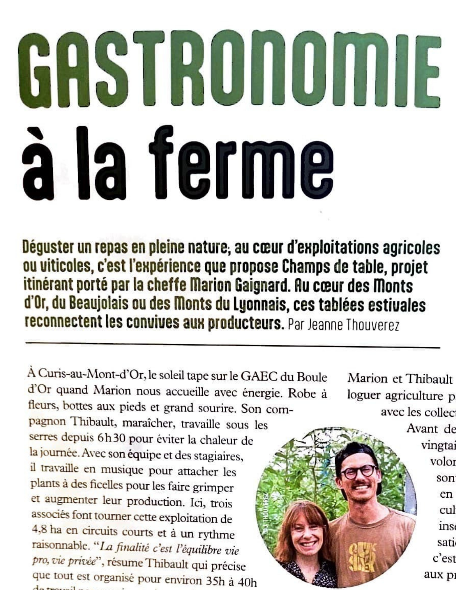 article de presse Mag2lyon