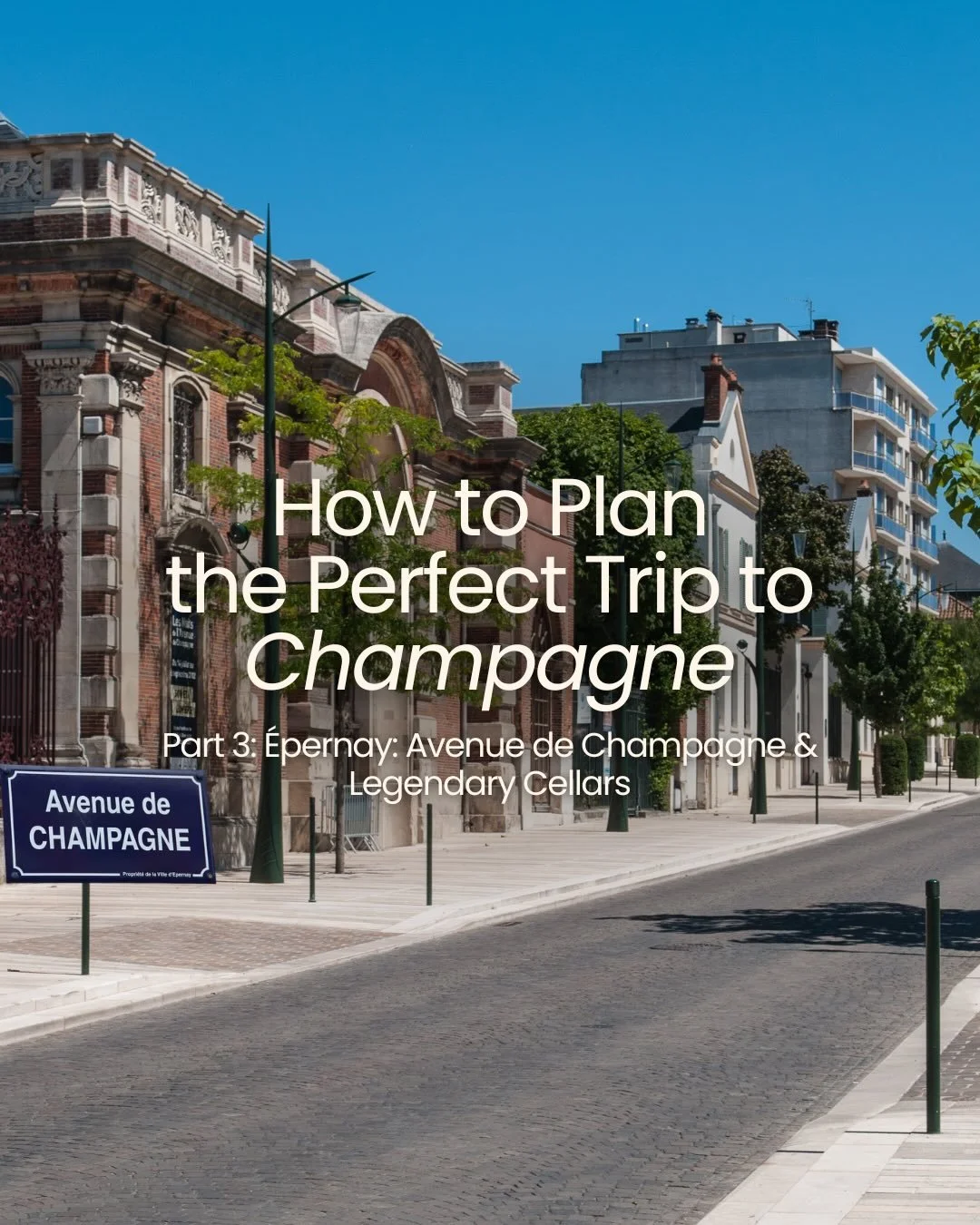 Save this for your next Champagne trip 🥂

&Eacute;pernay is Champagne at its most iconic: boasting grand houses above ground, kilometres of chalk cellars below.

If Reims is about history and scale, &Eacute;pernay is where Champagne shows off its el