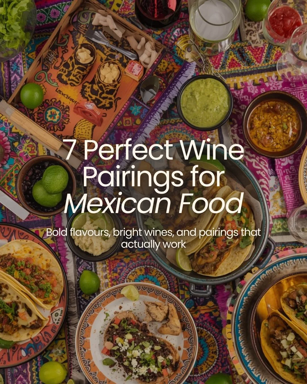 Mexican food is one of the most underrated cuisines for wine pairing🍷

Heat, acidity, smoke, richness, it&rsquo;s all there on the plate, which means the right wine can really shine&hellip; and the wrong one can fall flat fast.

This carousel breaks