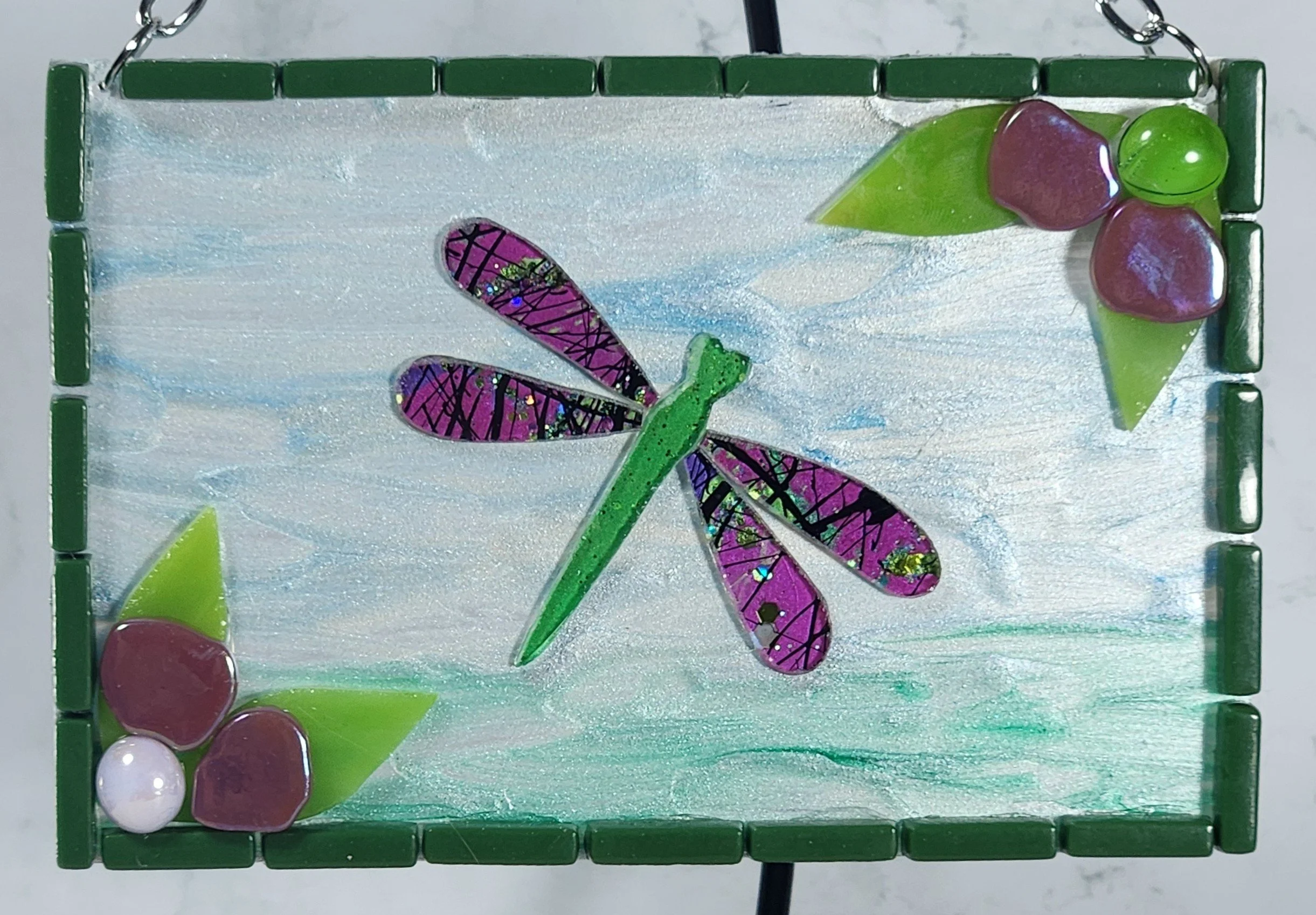 Florals and Fireflies #6 - suncatcher