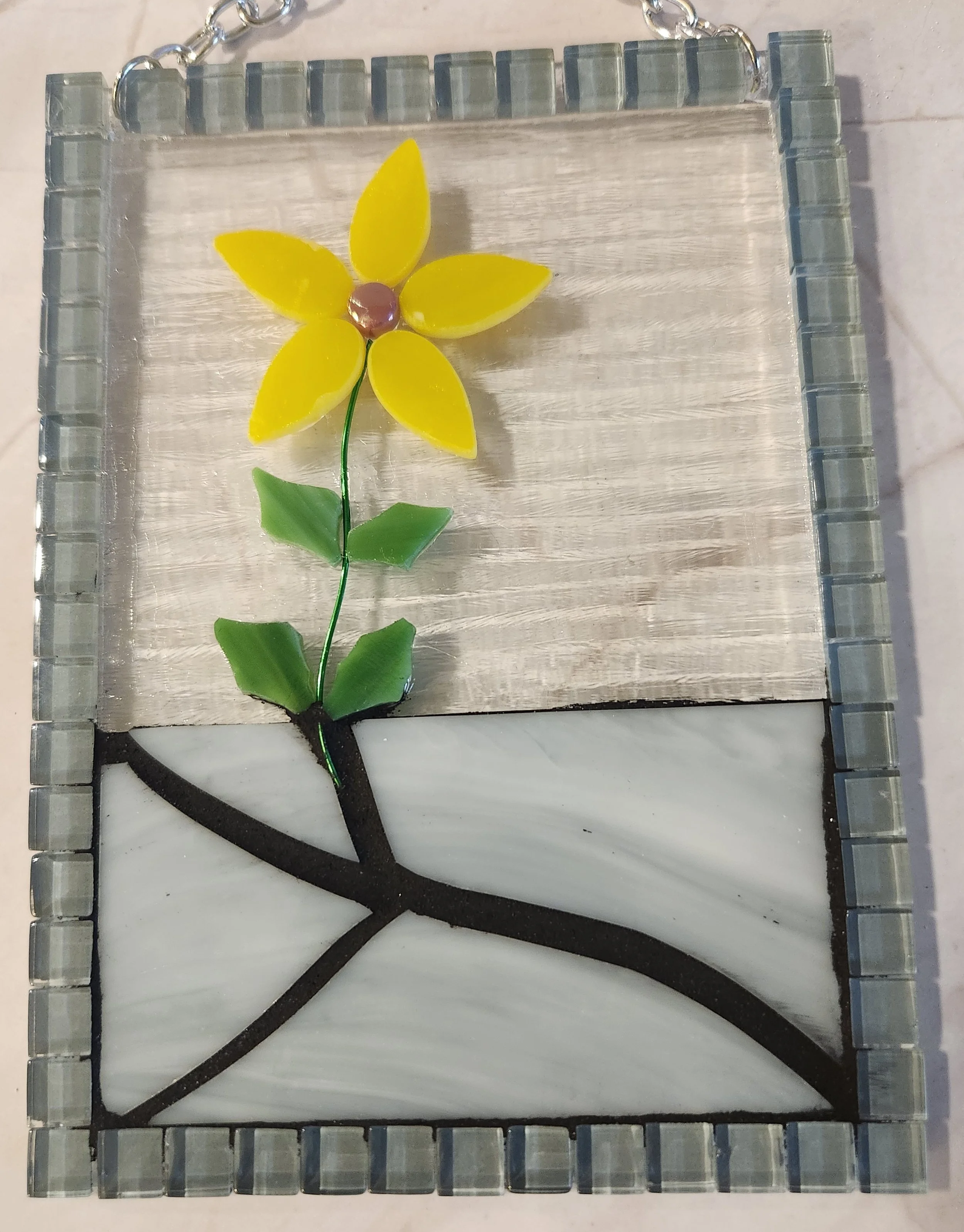 "Still I Rise" #7 - suncatcher