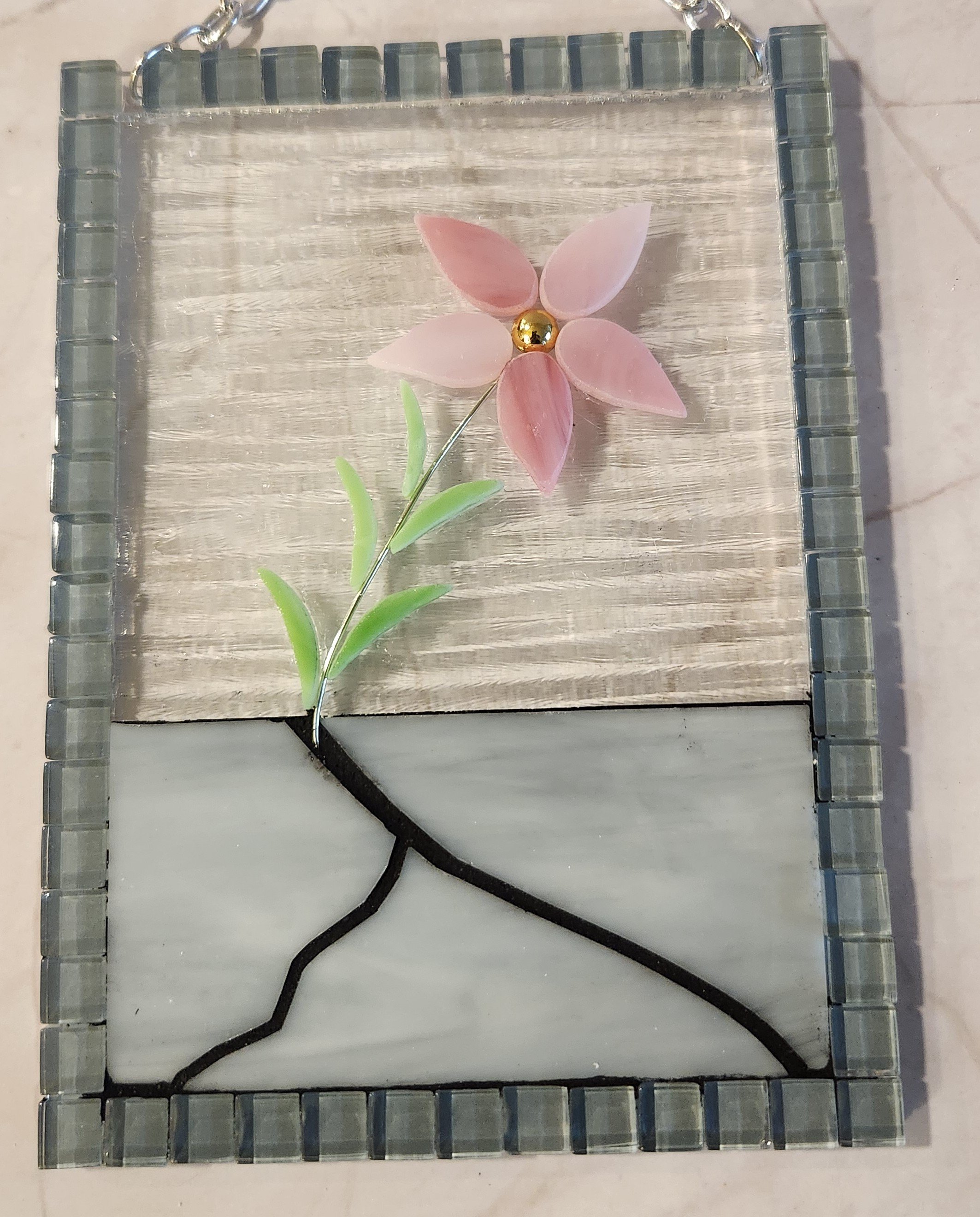 "Still I Rise" #6 - suncatcher