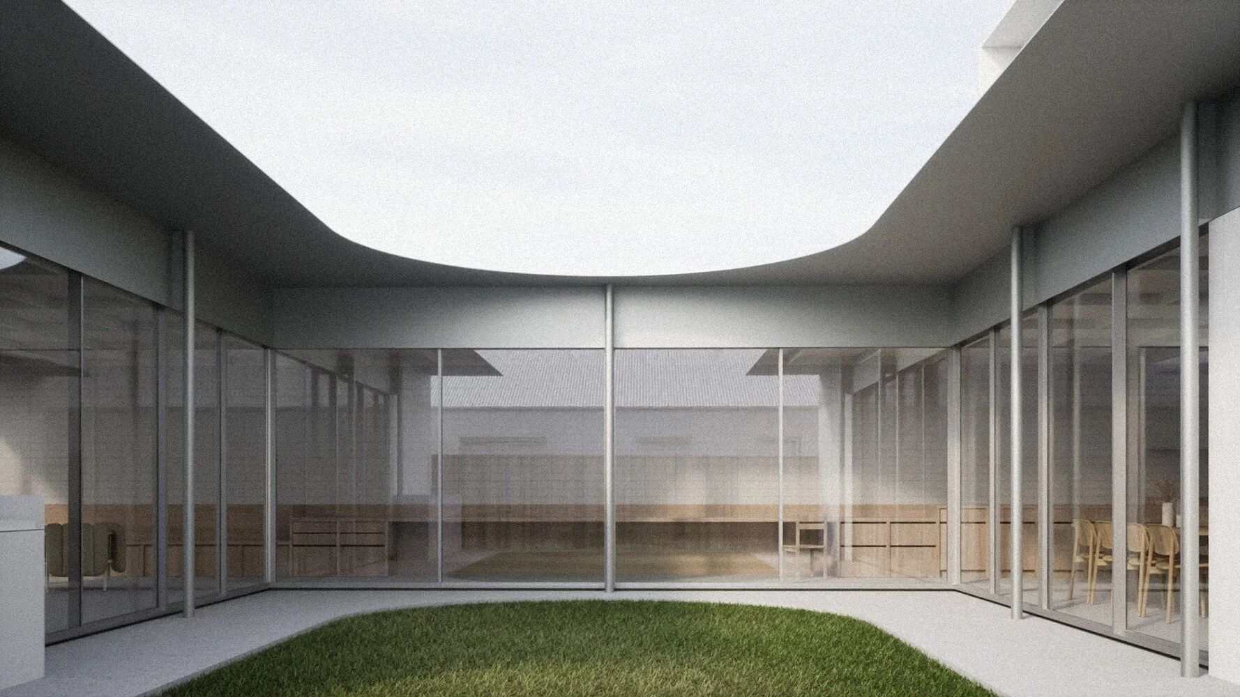 Geelong architecture, Surfcoast architecture, Melbourne architecture, regional architecture, residential architecture, house design, modern extension, galvanised steel awning, courtyard house.