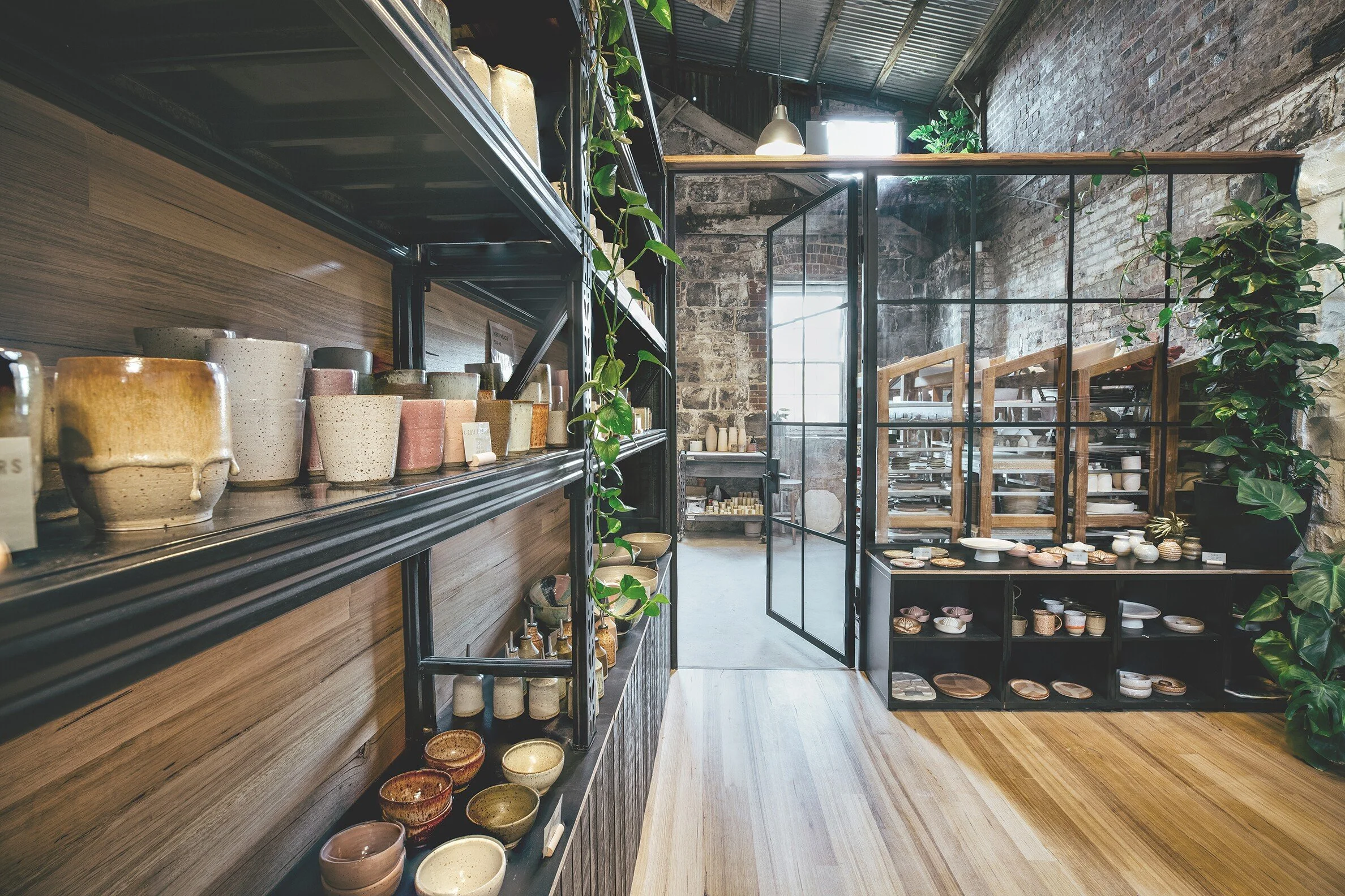 Geelong architecture, Surfcoast architecture, Melbourne architecture, commercial architecture, pottery studio, ceramic studio design, retail design, regional architecture, interior design, heritage listed, heritage architecture, Fyansford Paper Mills