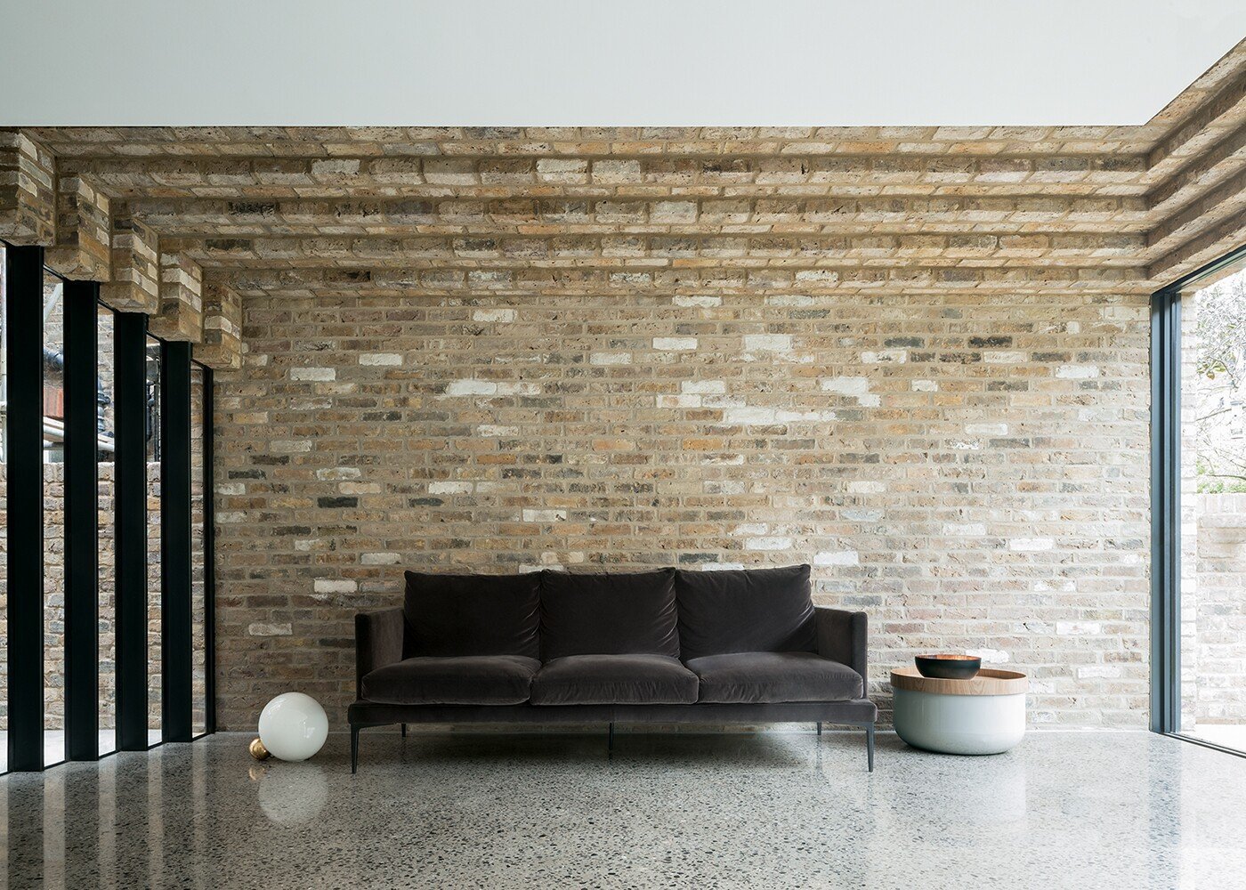 Geelong architecture, Surfcoast architecture, Melbourne architecture, London architecture, regional architecture, residential architecture, house design, terrace house, side return extension, stepped glazing, polished concrete, stepped bricks, brick 