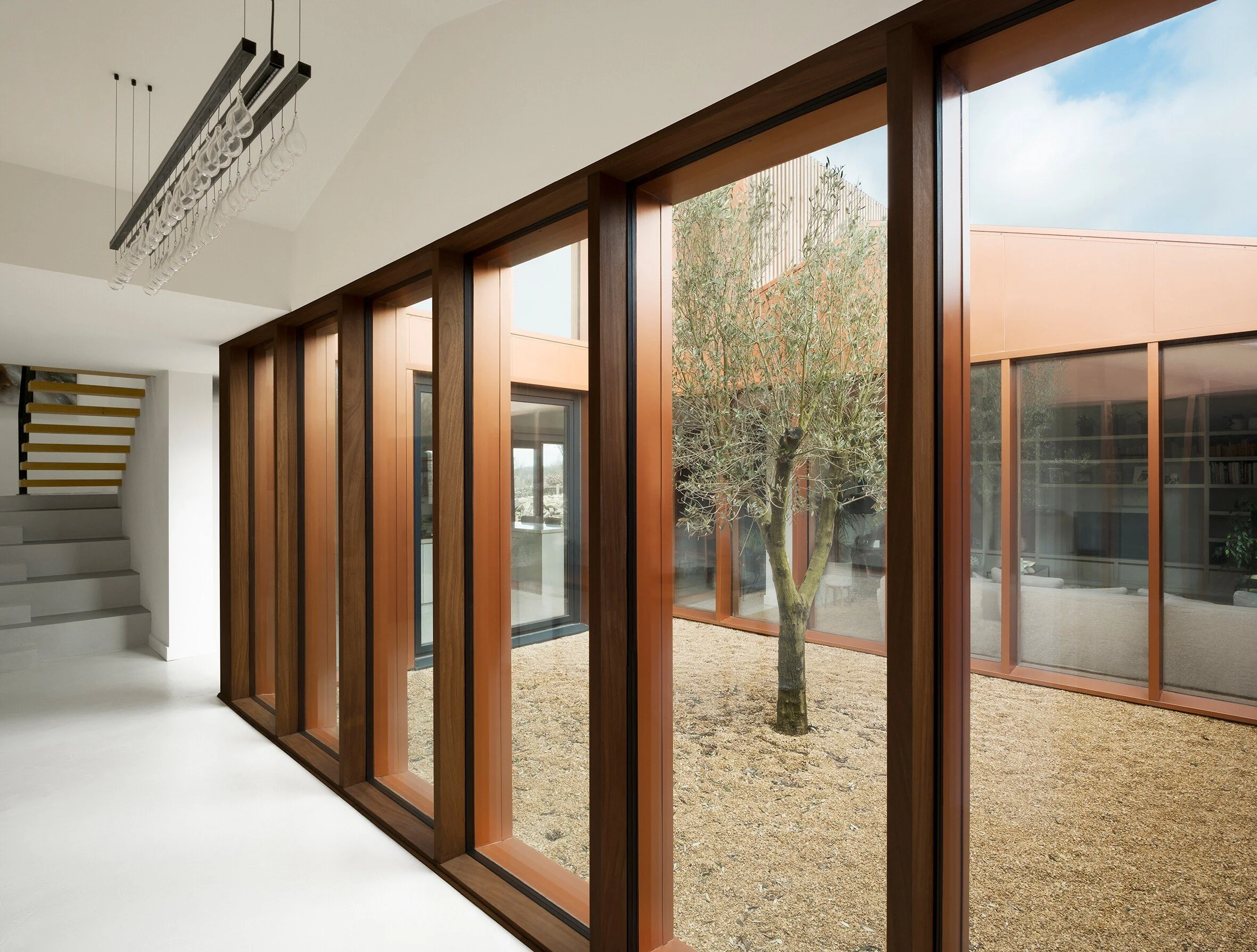 Geelong architecture, Surfcoast architecture, Melbourne architecture, London architecture, Cotswolds architecture, countryside architecture, regional architecture, residential architecture, house design, copper windows, courtyard house, landscape arc