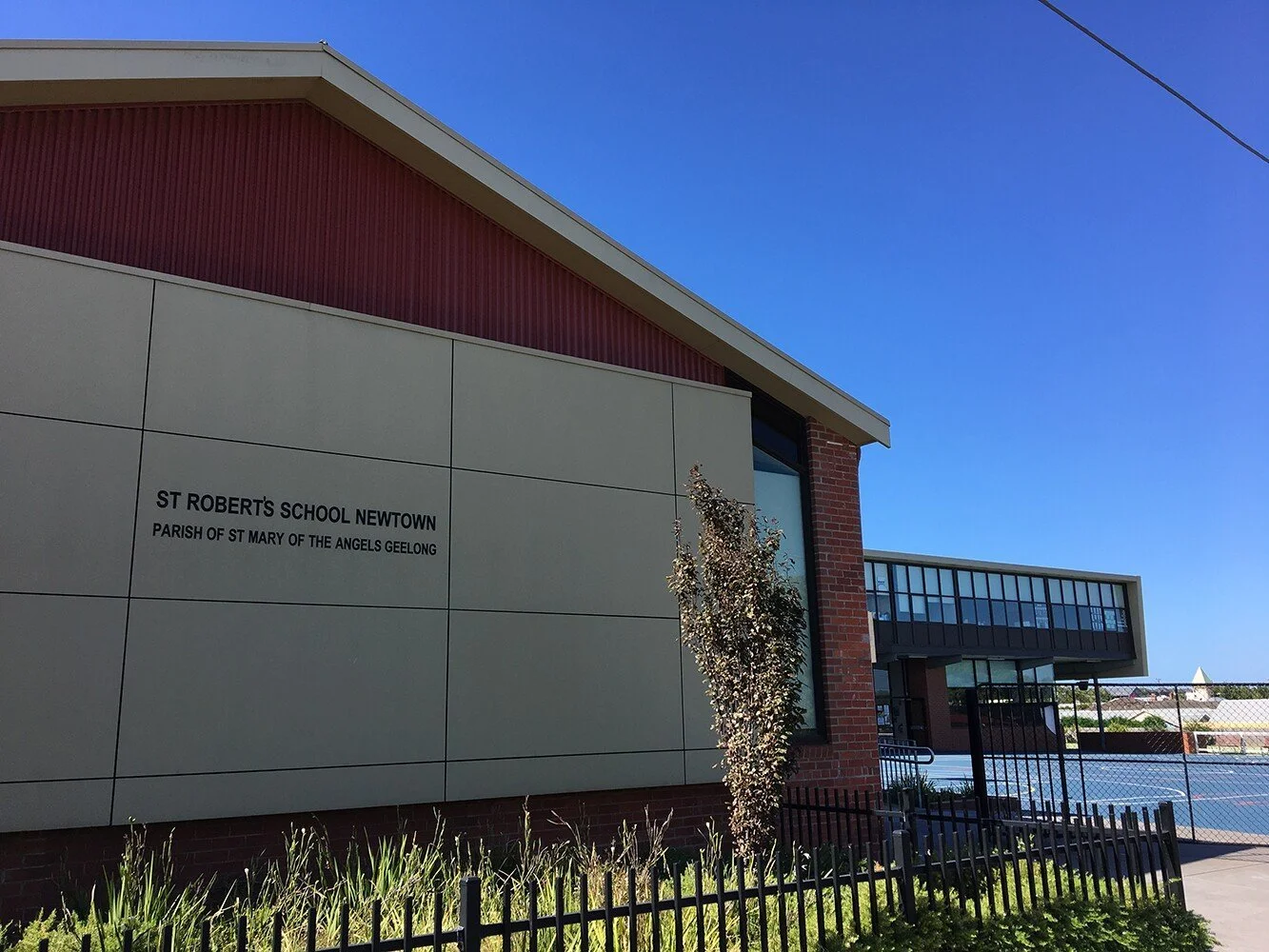 Geelong architecture, Surfcoast architecture, Melbourne architecture, education architecture, school design, regional architecture, St Robert's, primary school design, multi-purpose hall.