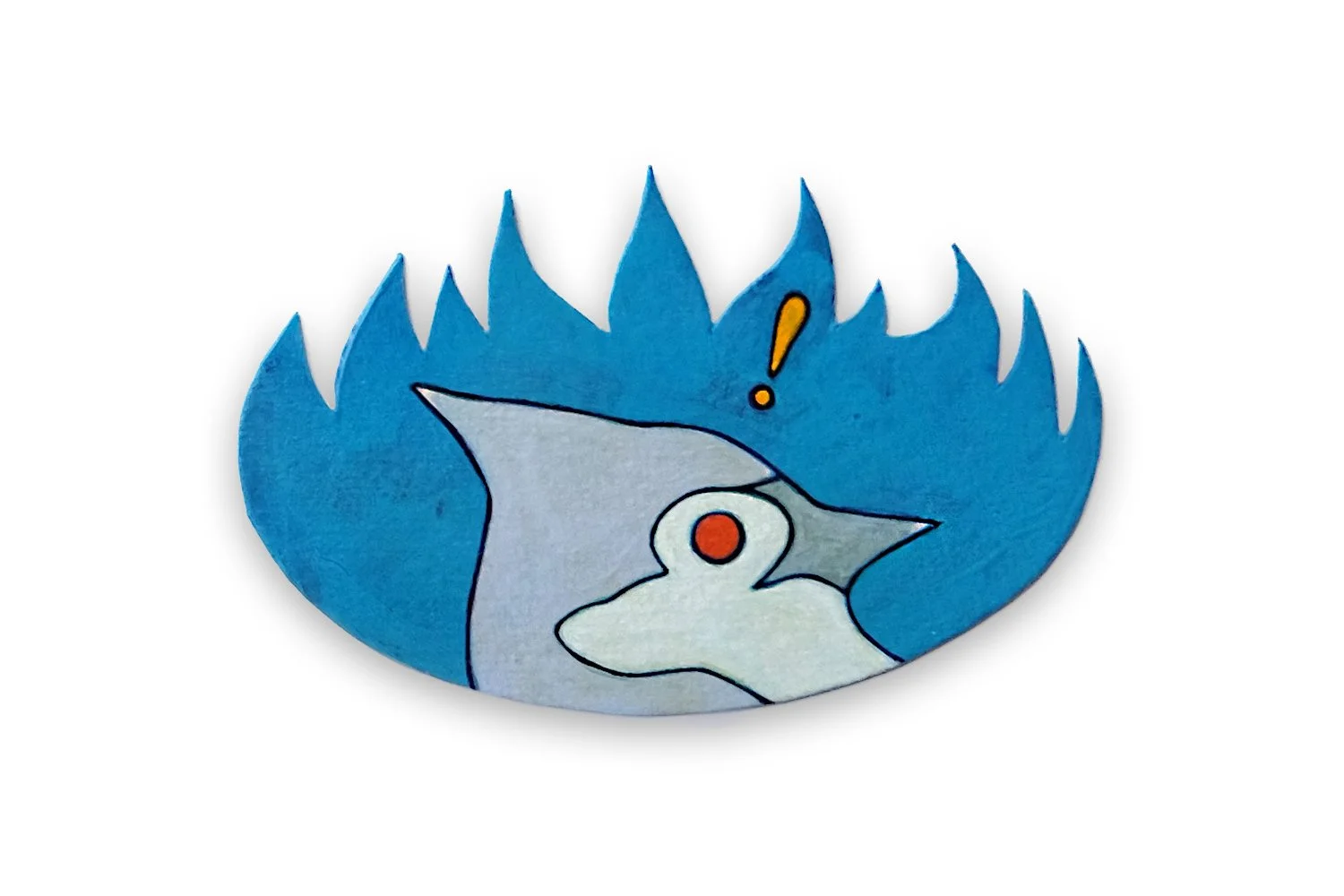   Tiny Flames for the Tiny Apocalypse,  2022 Acrylic on paper, approx 2x3.25” each 