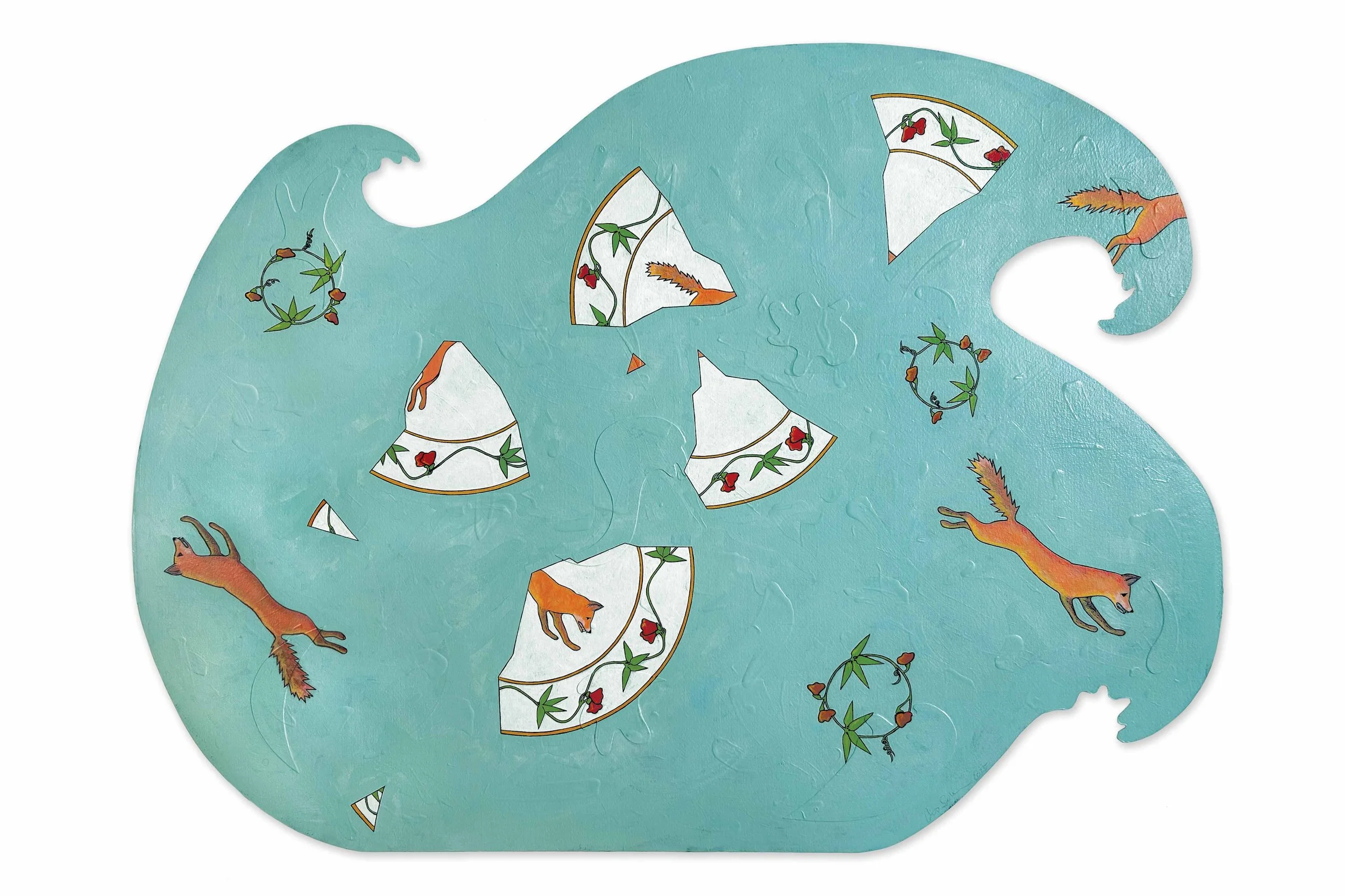 Flood Zone (porcelain fox)