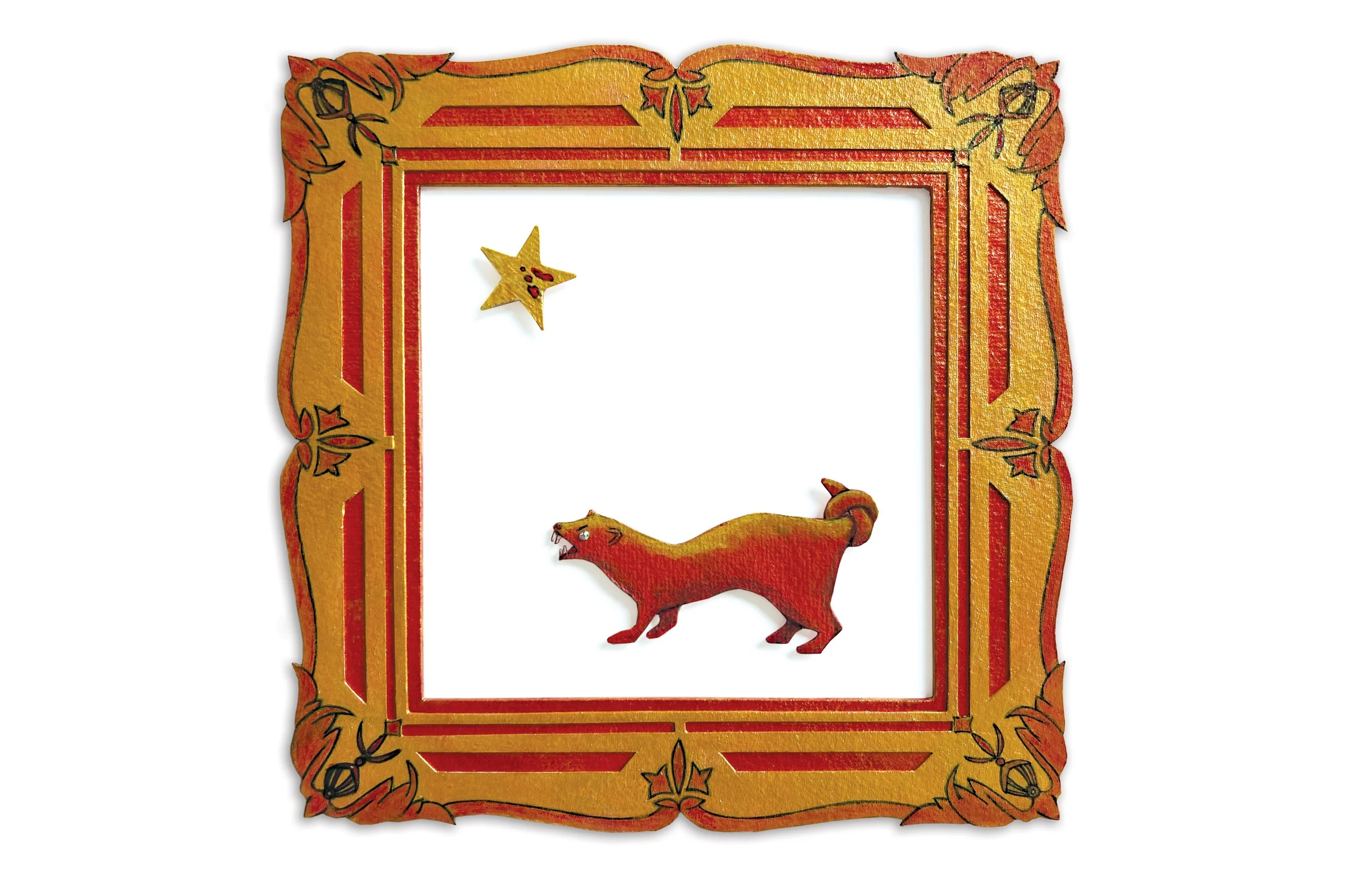 Factitious Frame (bleeding star, fisher cat)
