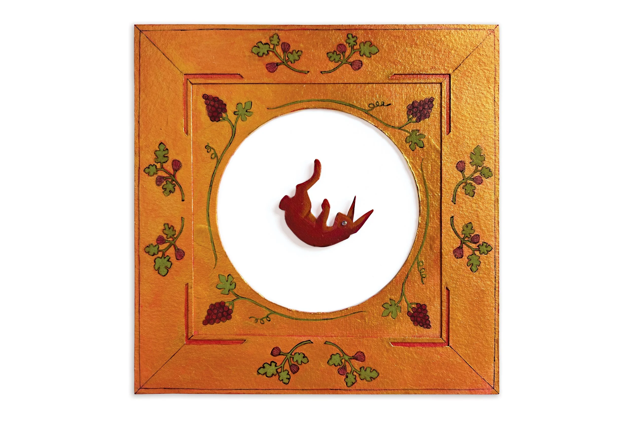 Factitious Frame (red rabbit)