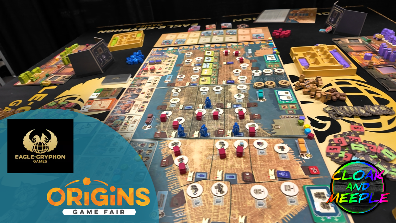 We take a look at a few Vital Lacerda games from Eagle-Gryphon Games at Origins 2026
