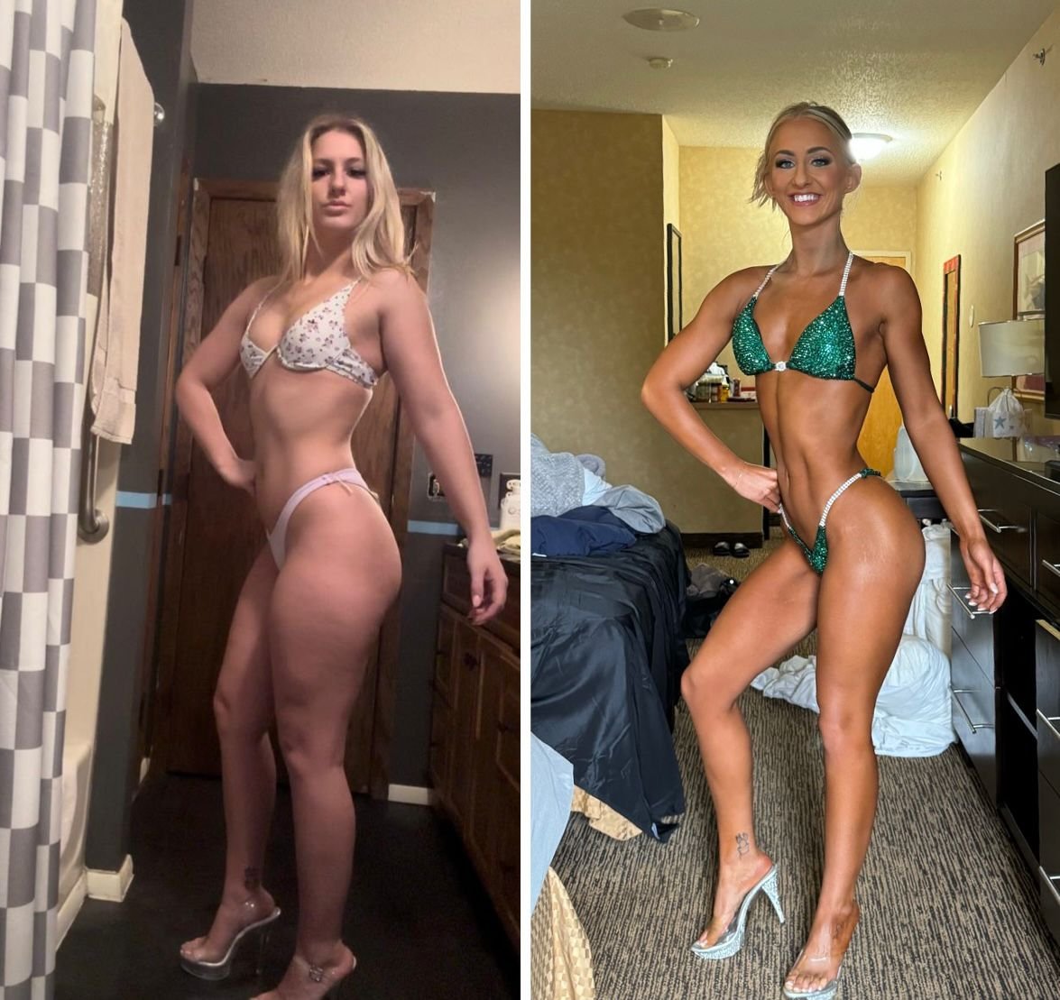 Annaleah competition prep transformation