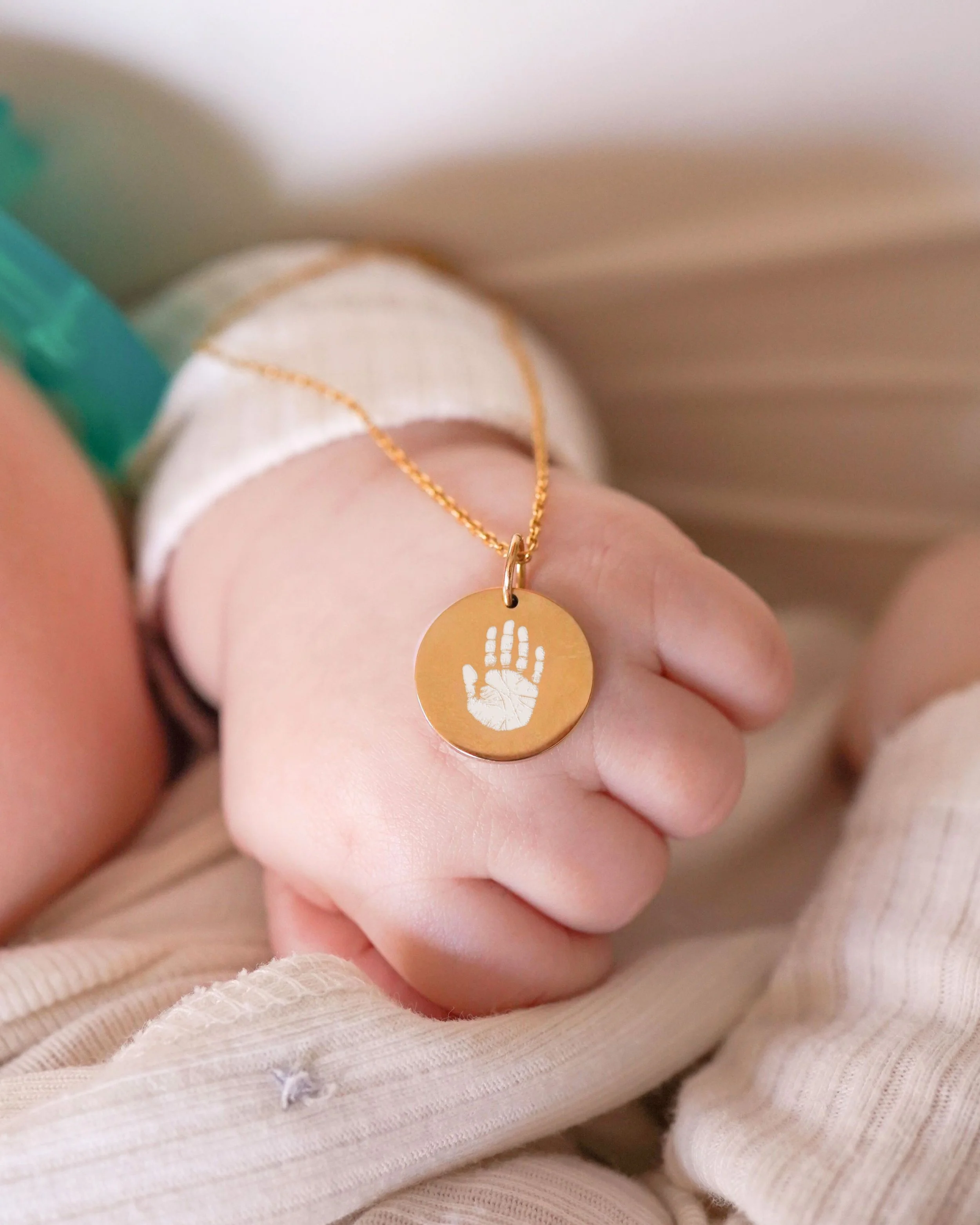 Custom Hand/Footprint Impression Necklace