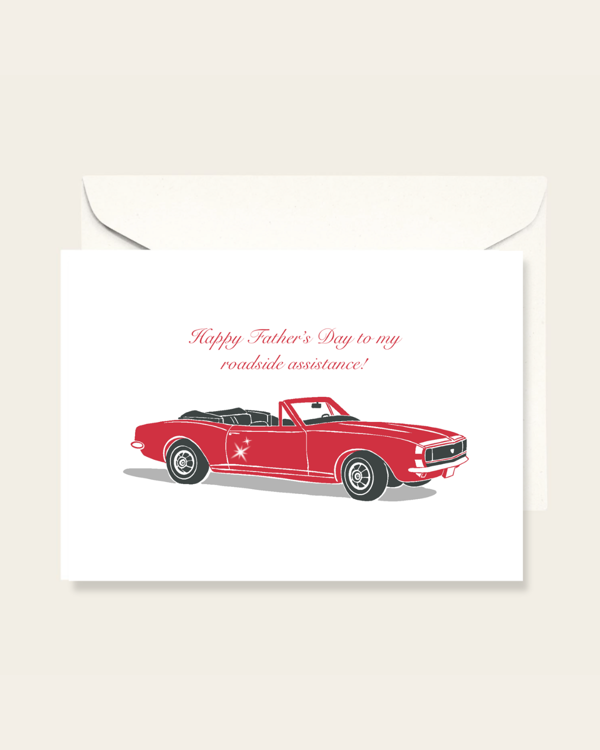 Father's Day Roadside Assistance Card