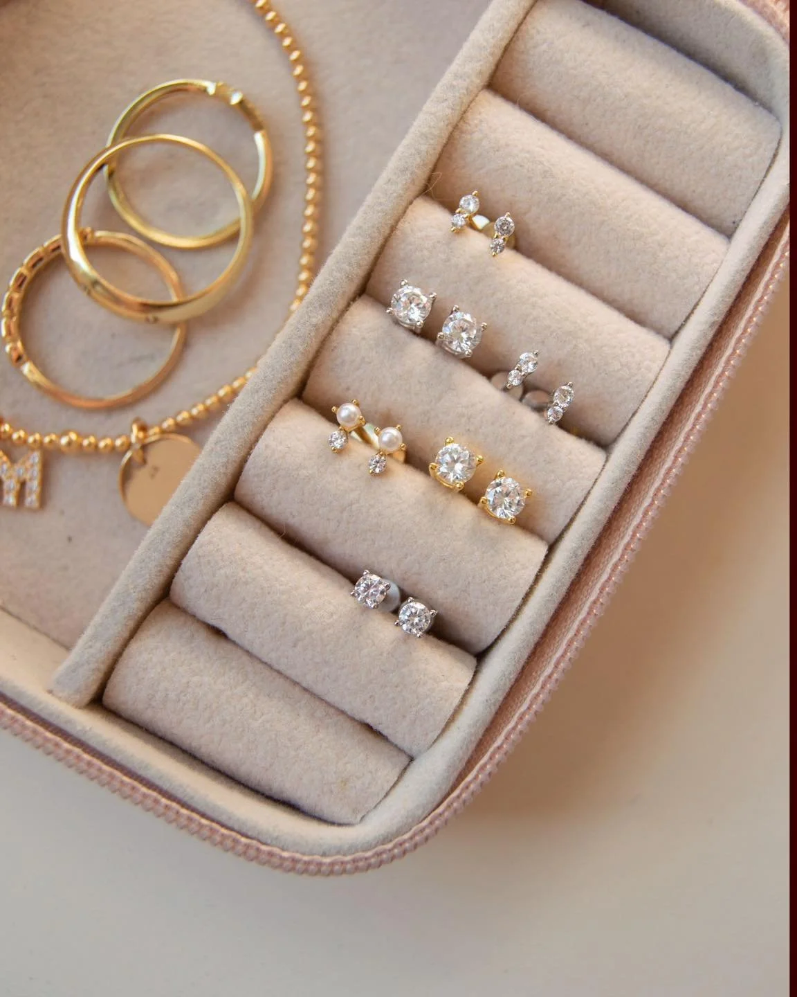 Love studs but hate the annoying backings? Try our flat back studs! ✨ Sleek, comfy, and perfect for every day. Style your ear stack without the snags.

#flat #back #flatbackearrings