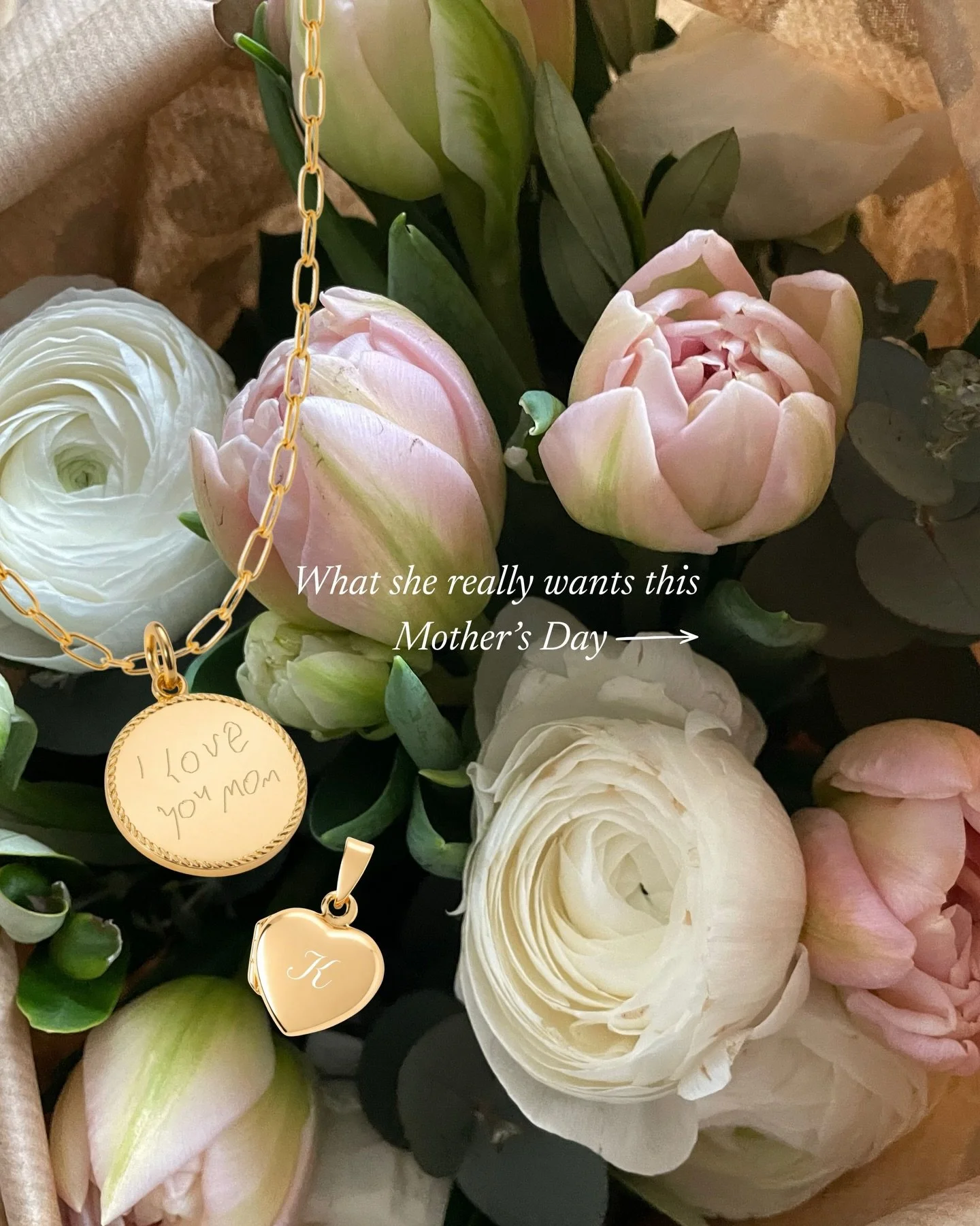 Surprise! We are extending our online Mothers Day sale one extra day. Shop all her favourites 20% off until midnight. Impression jewelry + lockets are 15% in-store until Mother&rsquo;s Day. (Sold gold not included)

Engrave those special moments so s