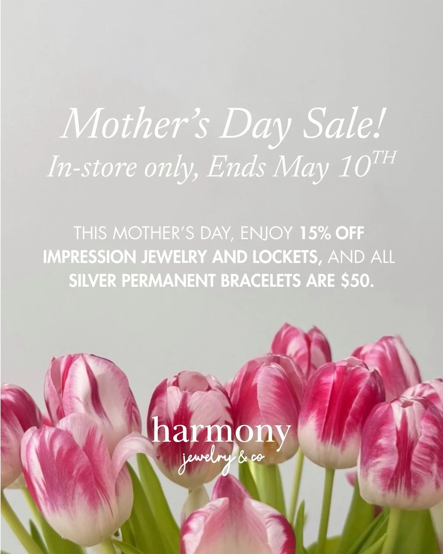 Check out our in-store Mother&rsquo;s Day Sales to snag the best gifts this Mother&rsquo;s Day. 

#customjewelry #permanentjewelry
