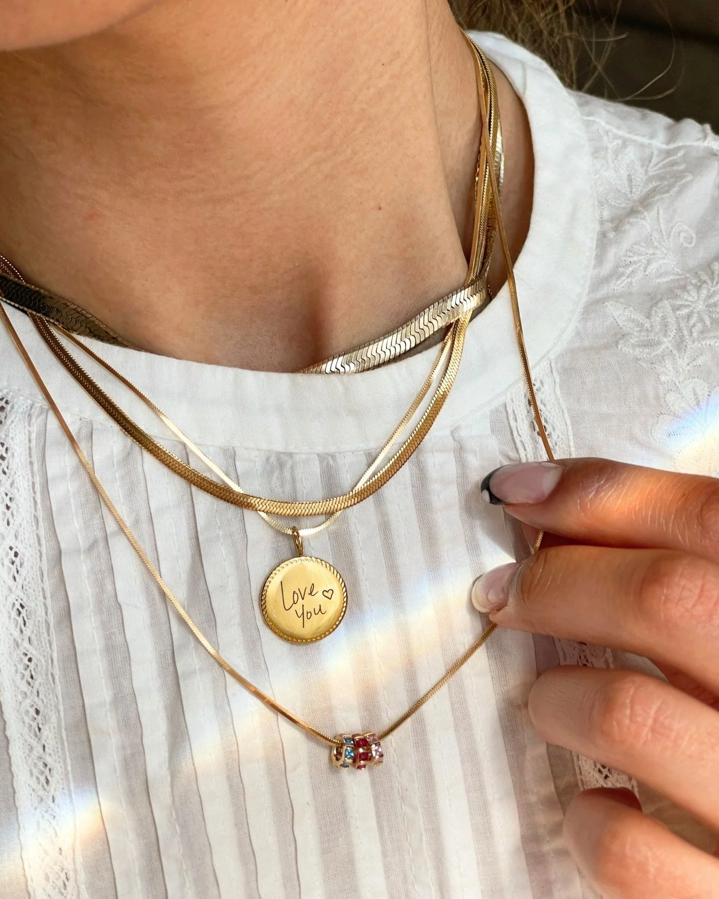 Mommy + me💕

#customjewelry #personalizedjewellery