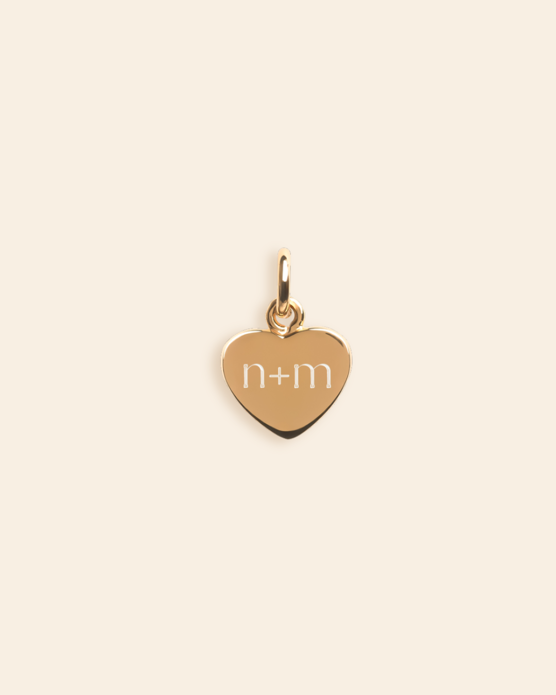 Engravable Heart Charm