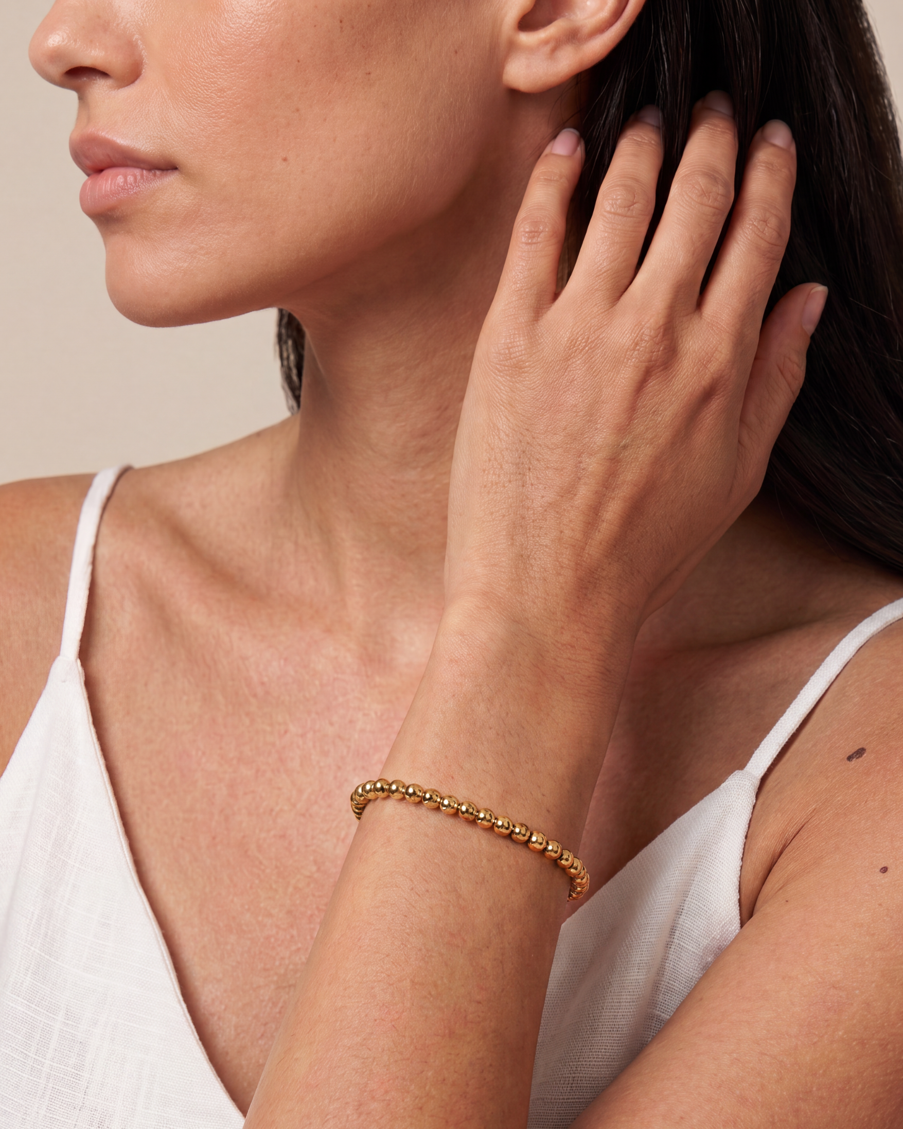 Waterproof 5mm Elastic Ball Bracelet
