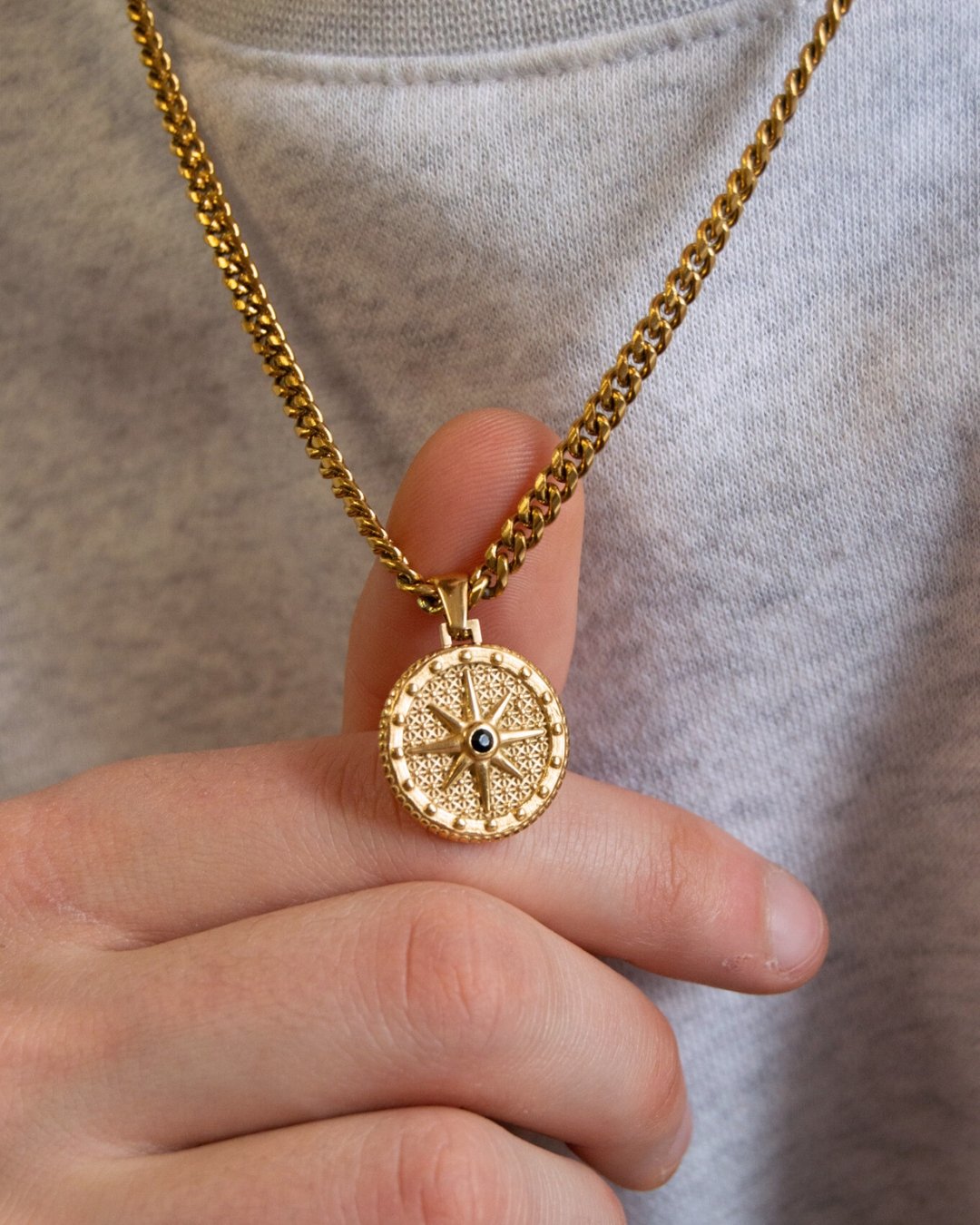Unisex Northern Star Medallion
