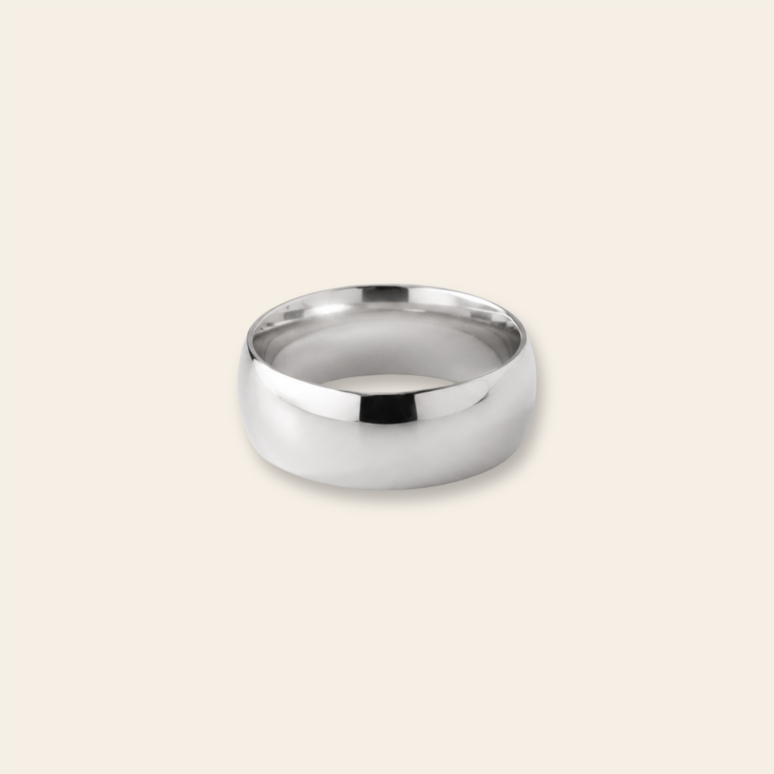 Unisex Band Ring 8mm