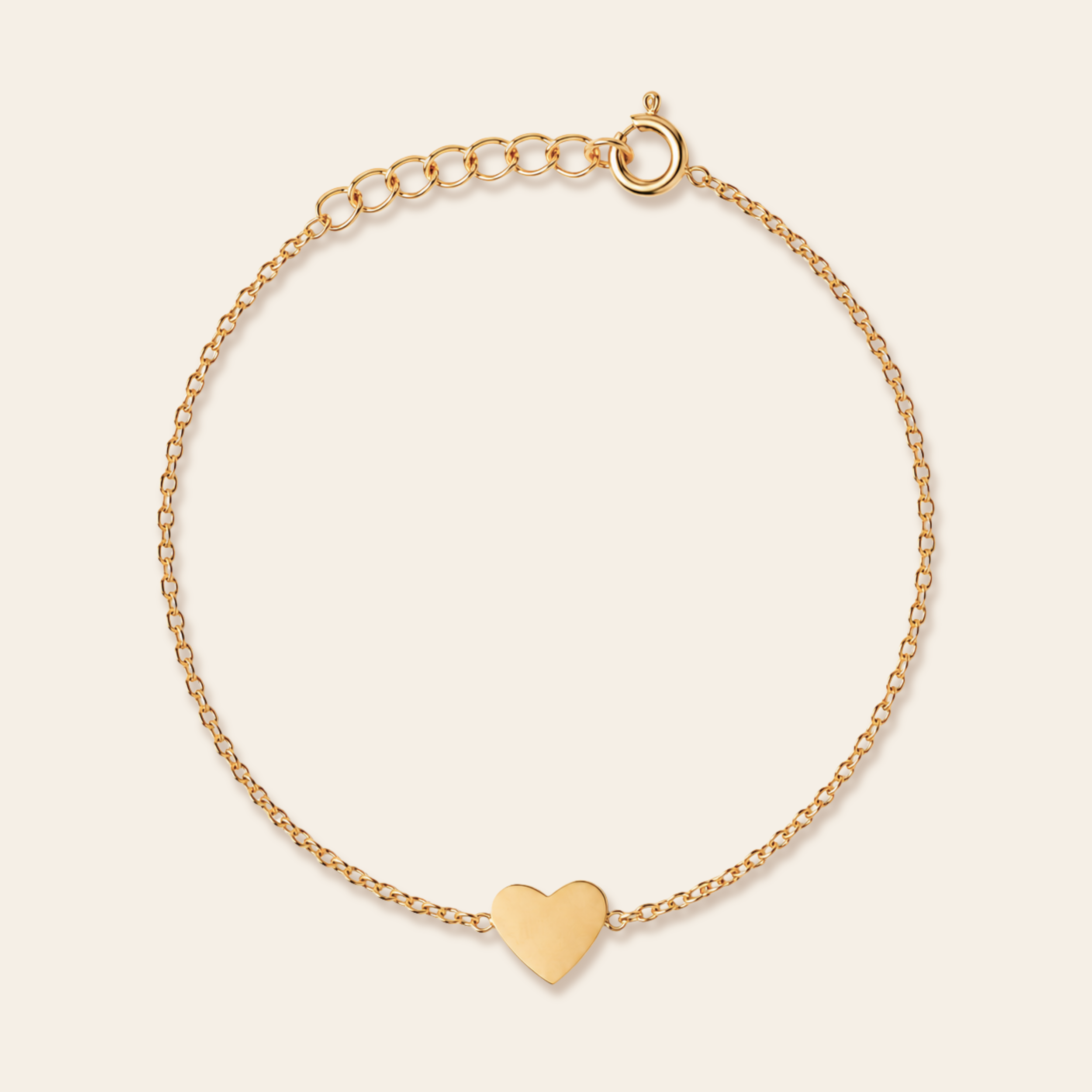 Waterproof Single Heart Bracelet