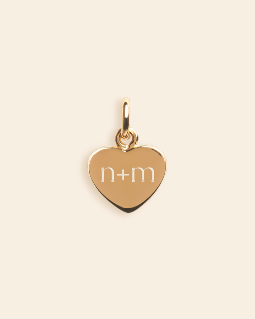 Engravable Heart Charm