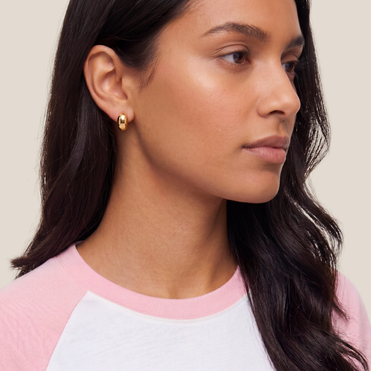Waterproof Mej Hoop Studs