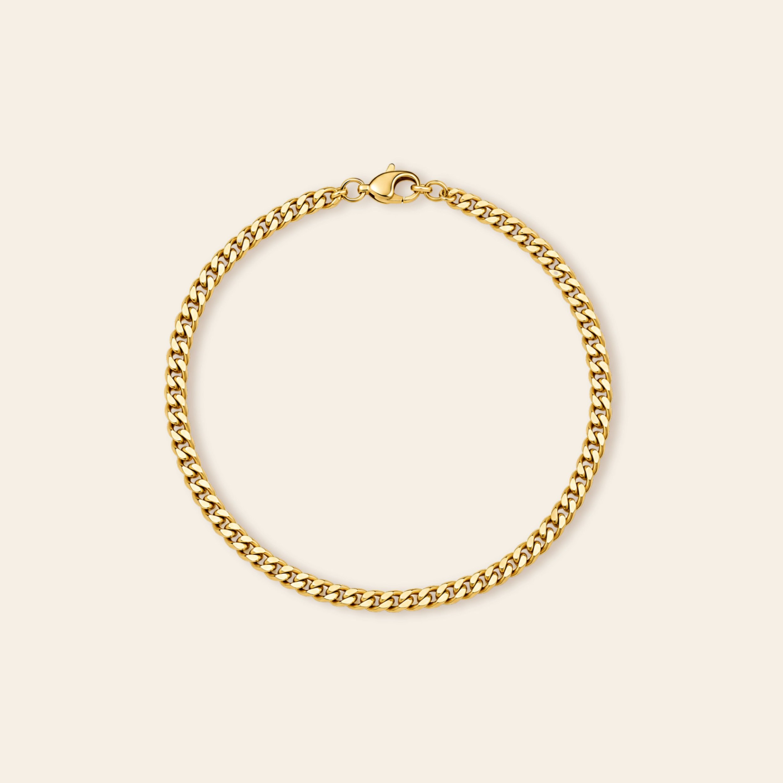 Unisex Cuban Bracelet 4mm