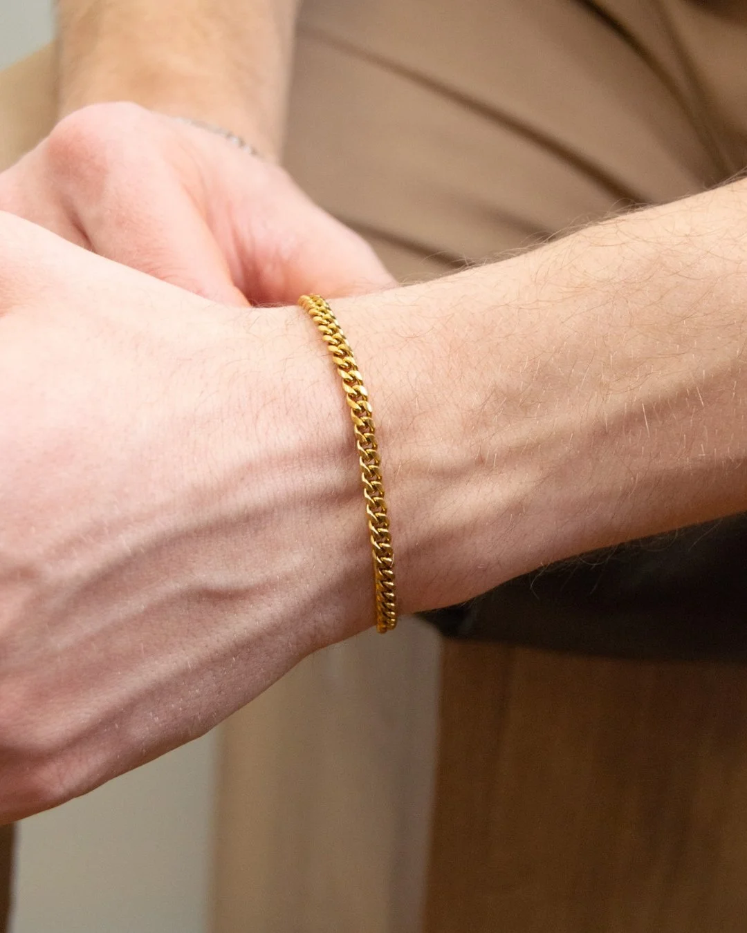 Unisex Cuban Bracelet 4mm