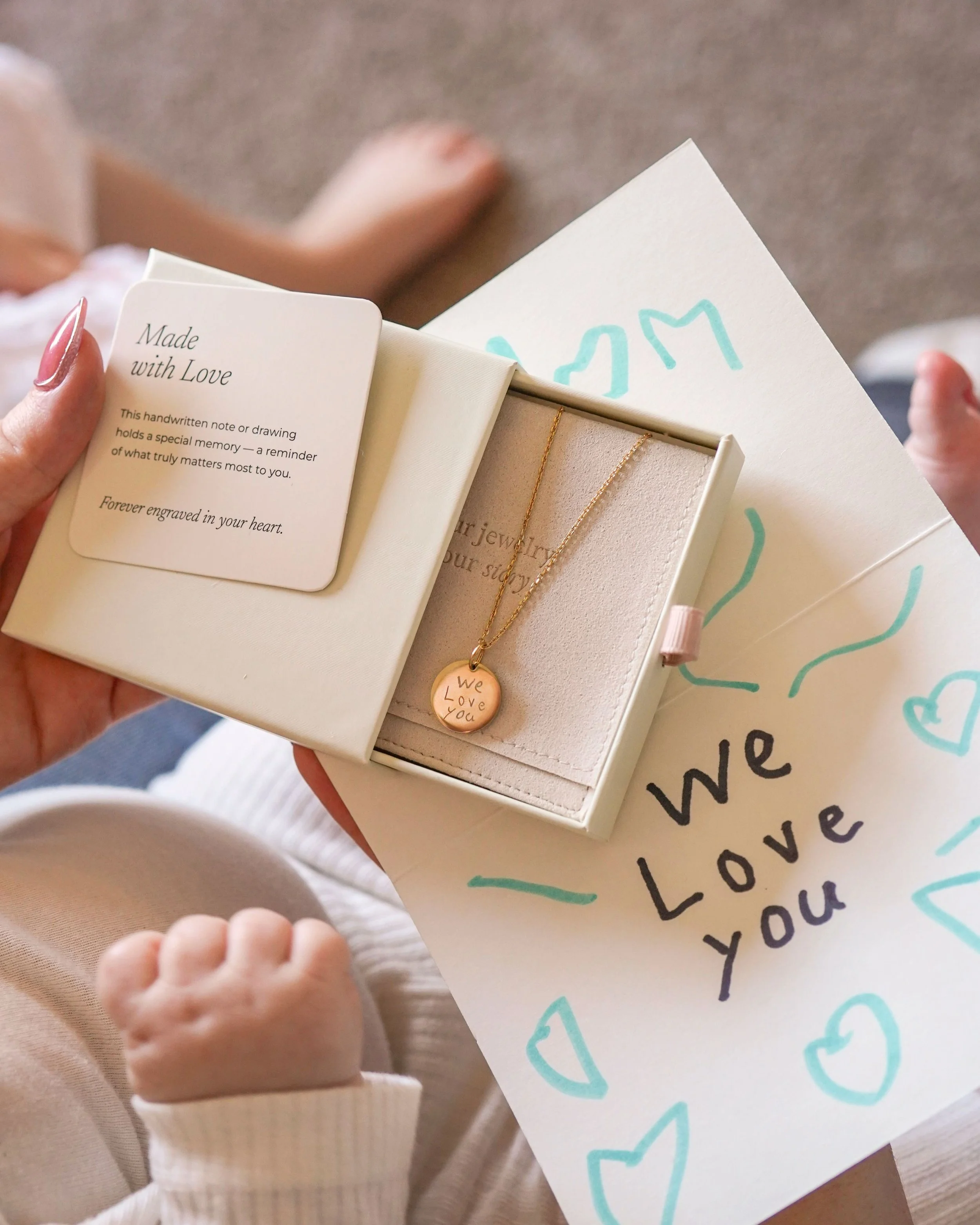 Custom Handwritten/Drawn Necklace