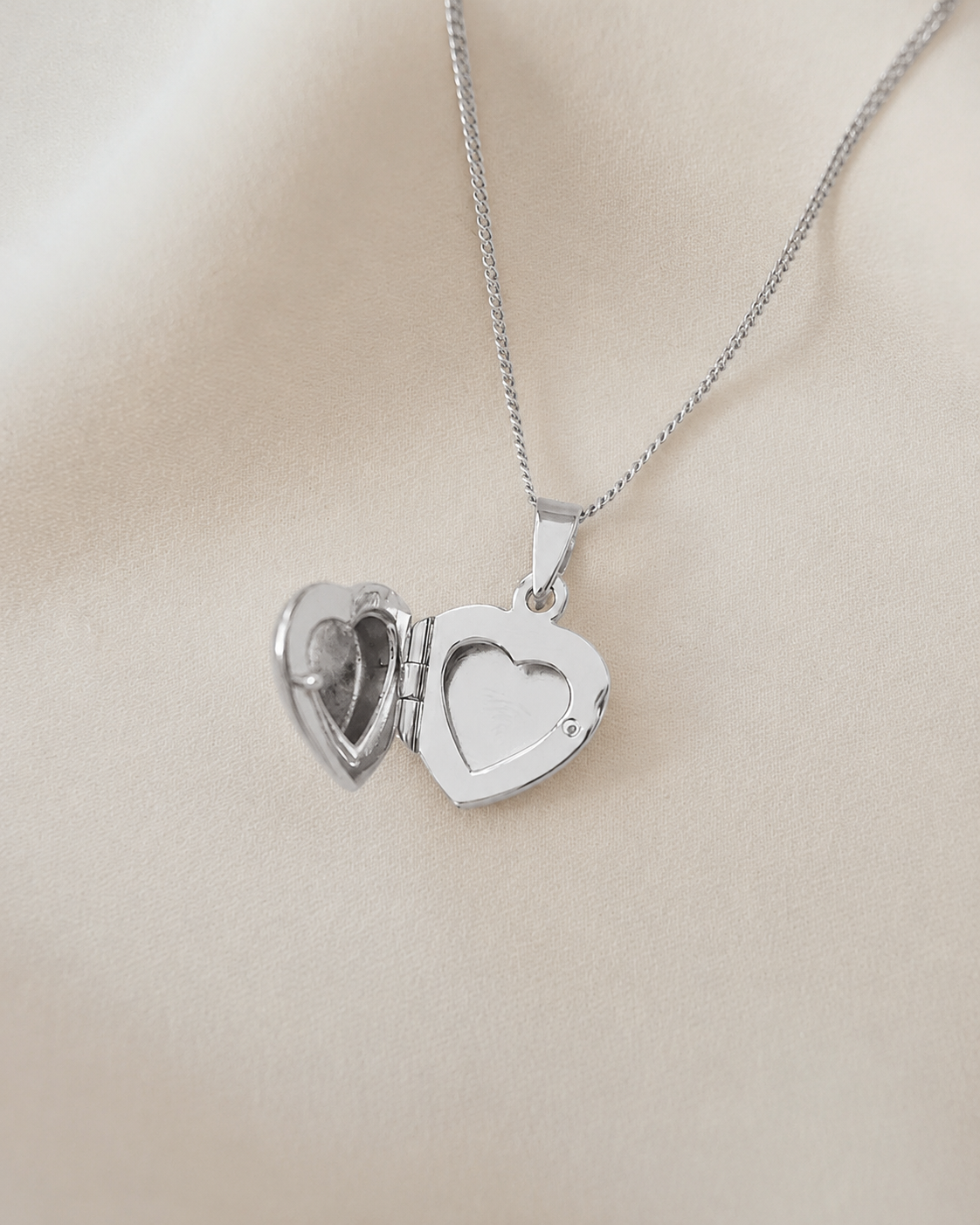 Flat Heart Locket