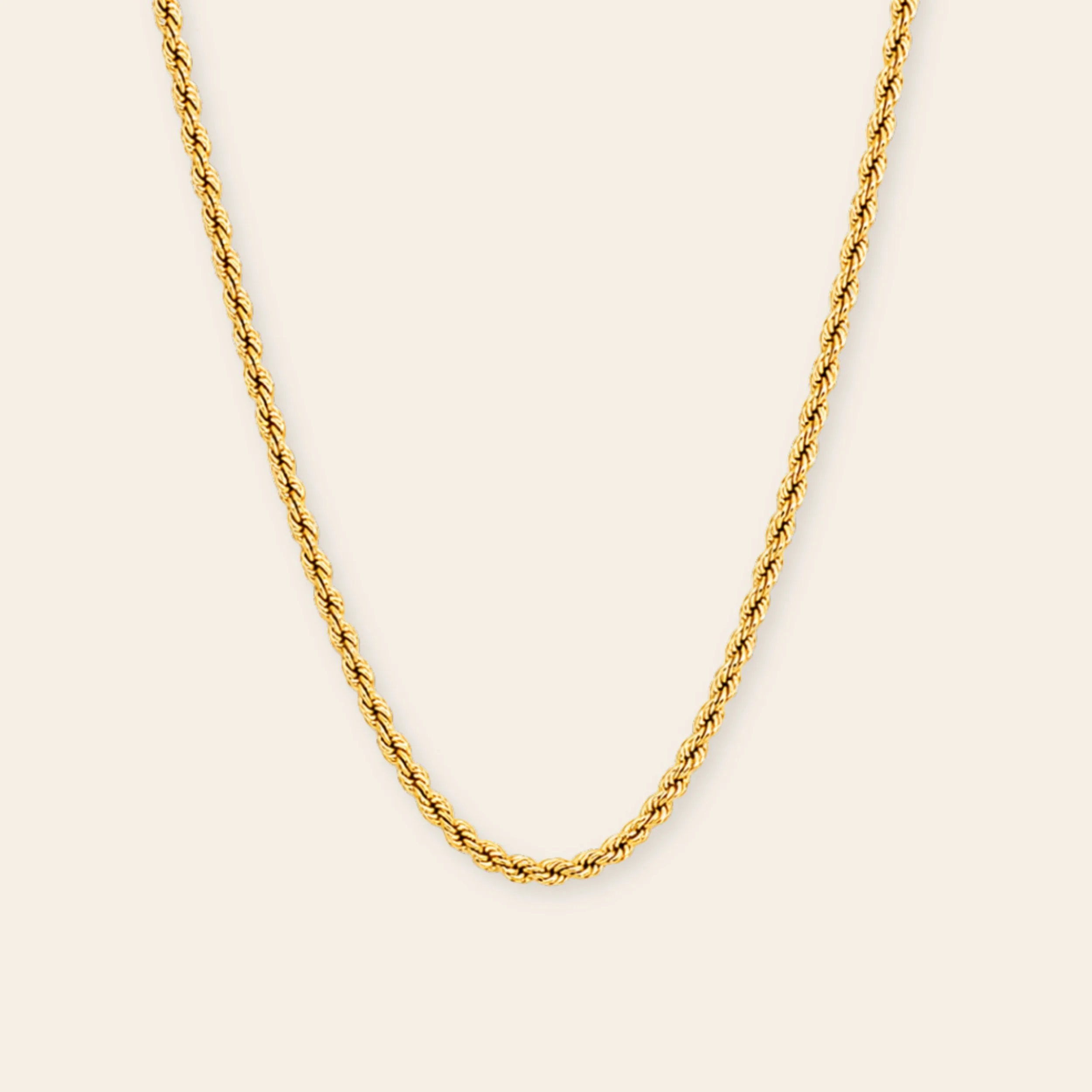 18k Stainless Steel Unisex Singapore Chain