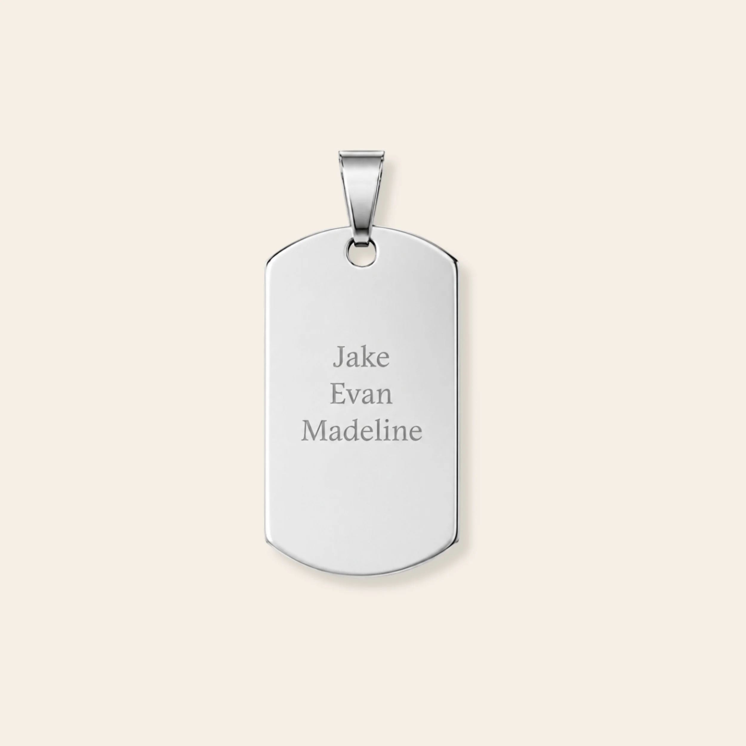 Engravable Dog Tag Large
